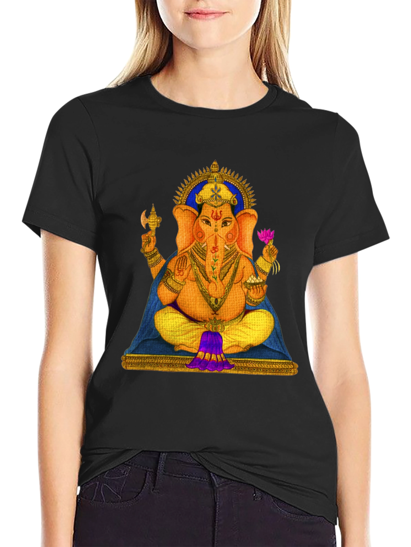 Ganesh Graphic Tee - Spiritual Style