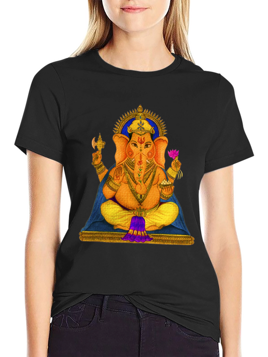 Ganesh Graphic Tee - Spiritual Style
