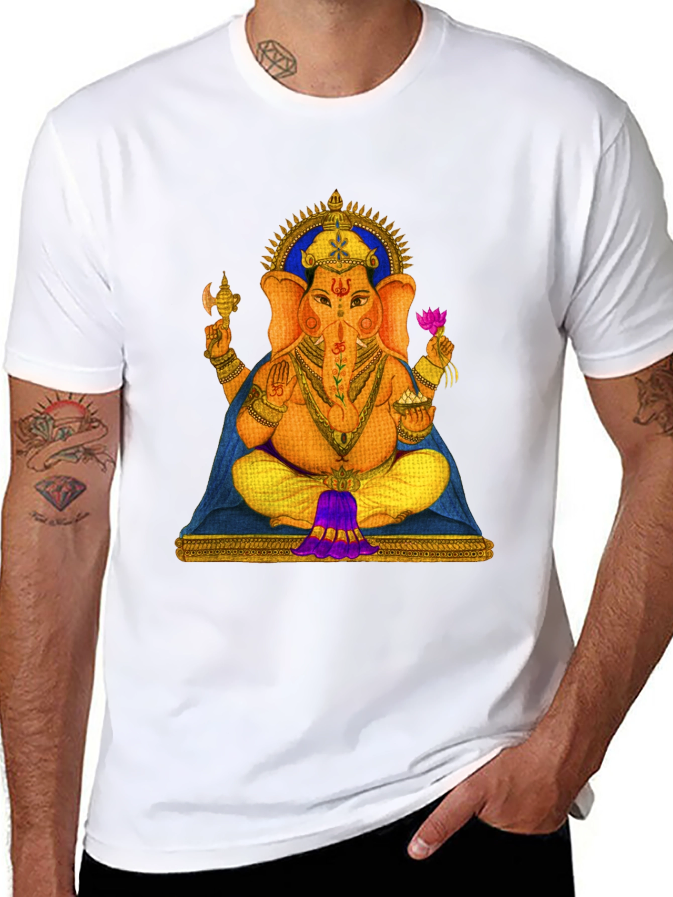 Ganesh Graphic Tee - Spiritual Style