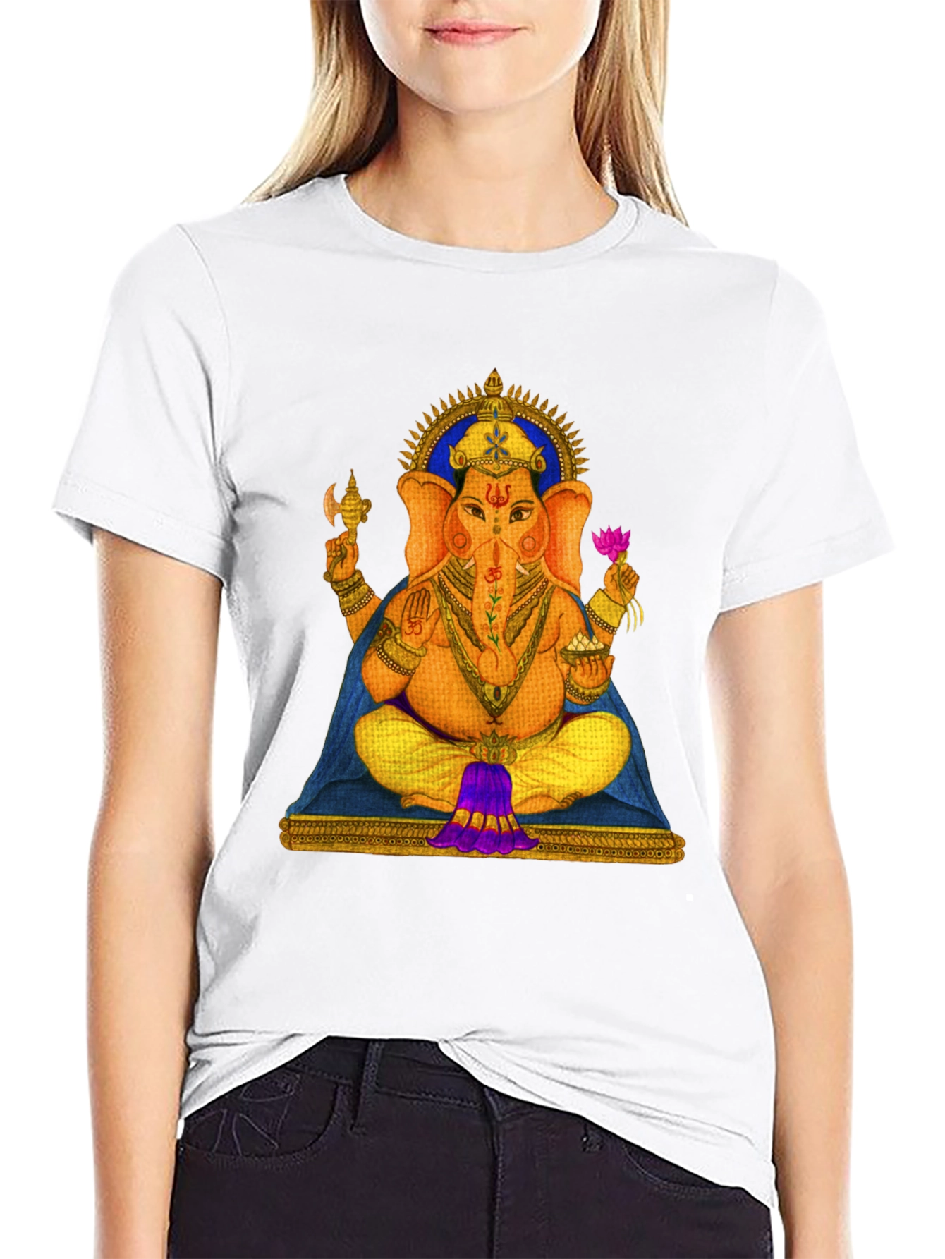 Ganesh Graphic Tee - Spiritual Style