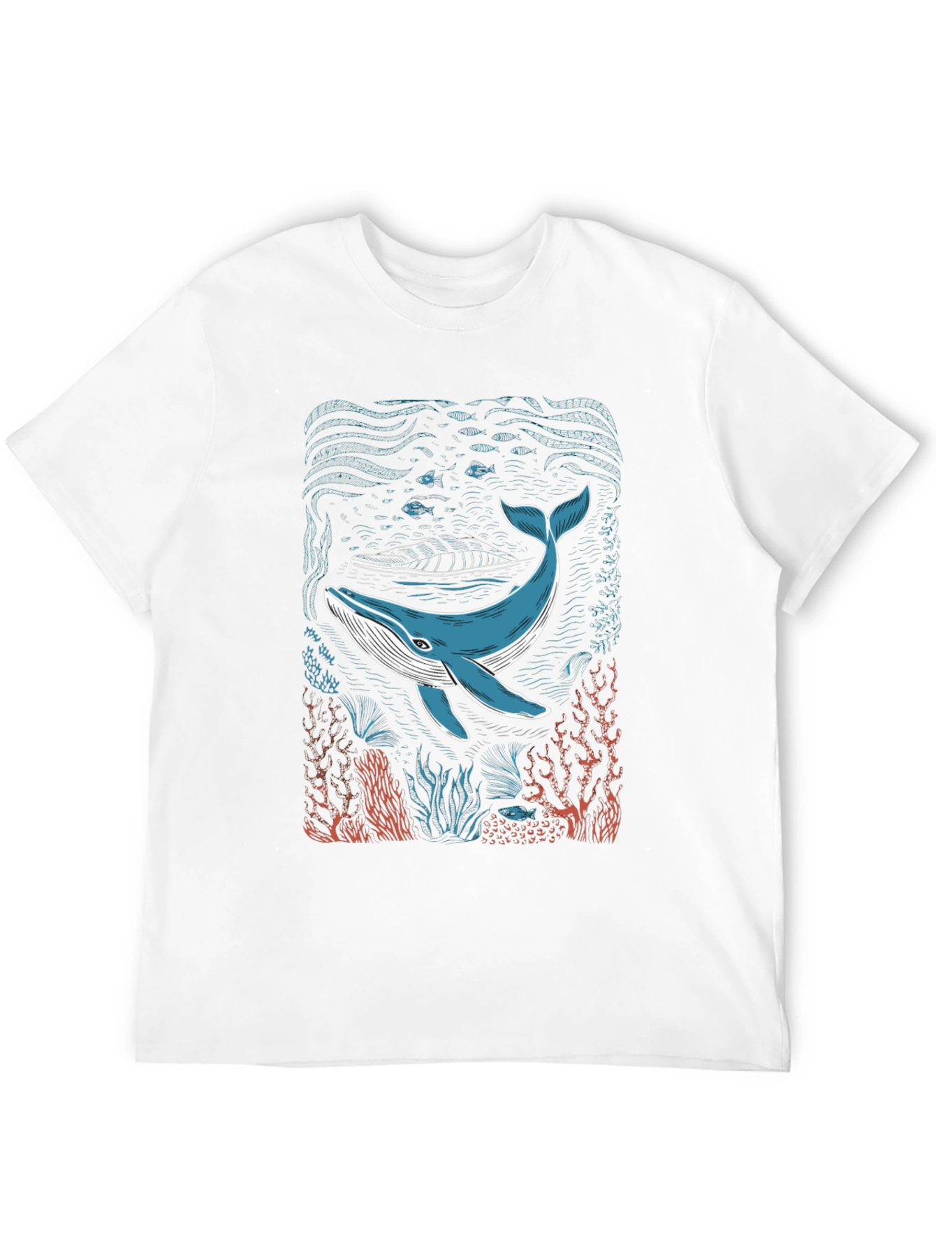 Whale Graphic T-Shirt - Cool Ocean Design