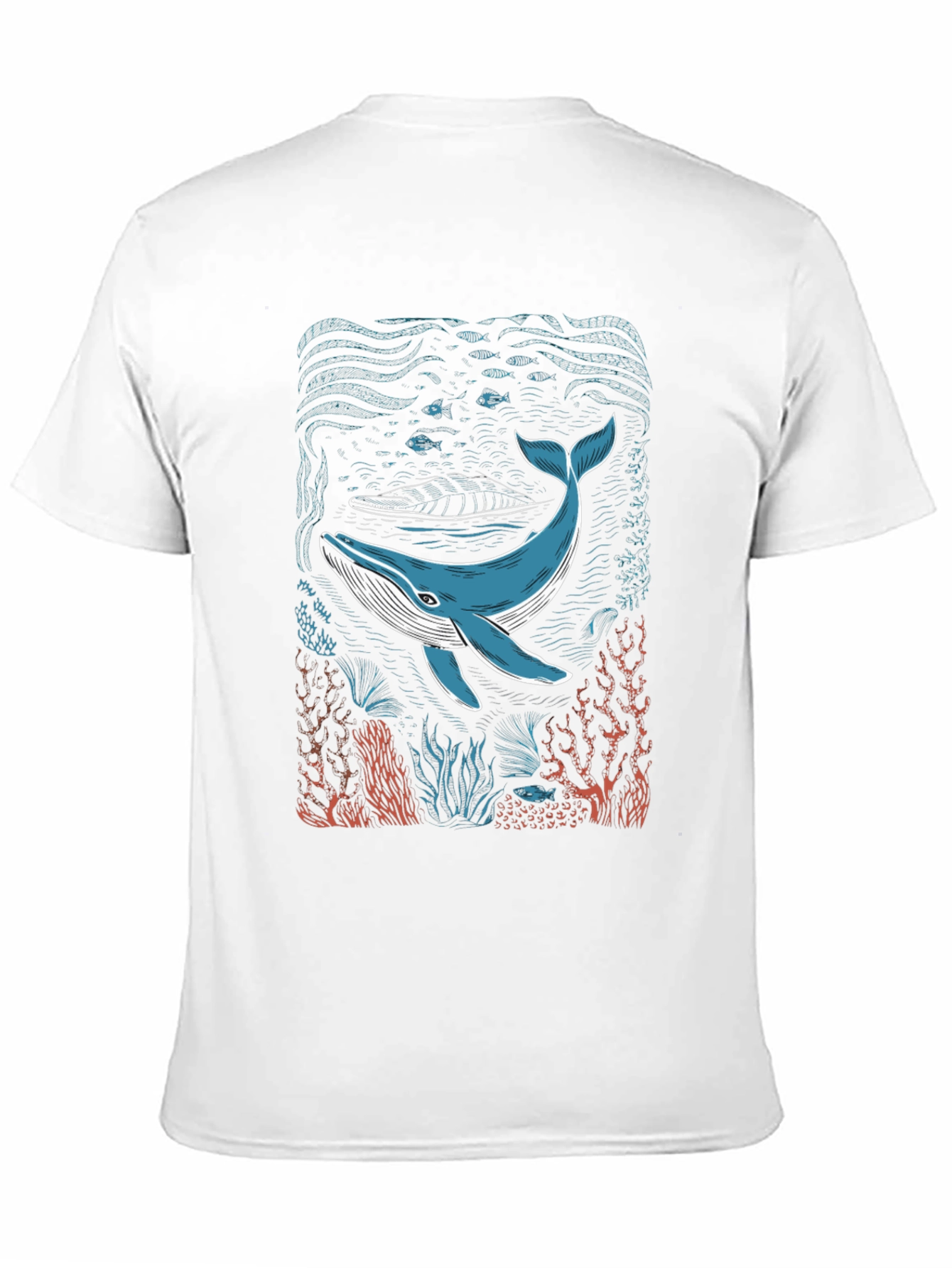 Whale Graphic T-Shirt - Cool Ocean Design