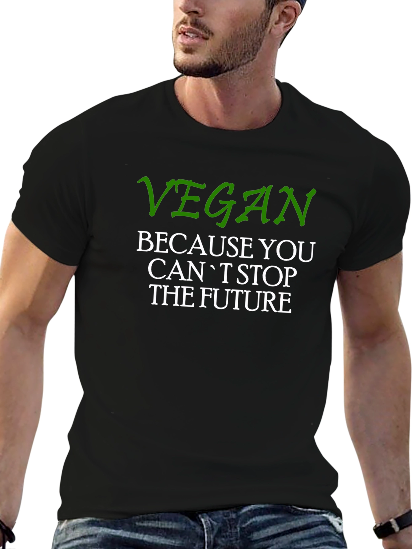 Vegan Future Black T-Shirt