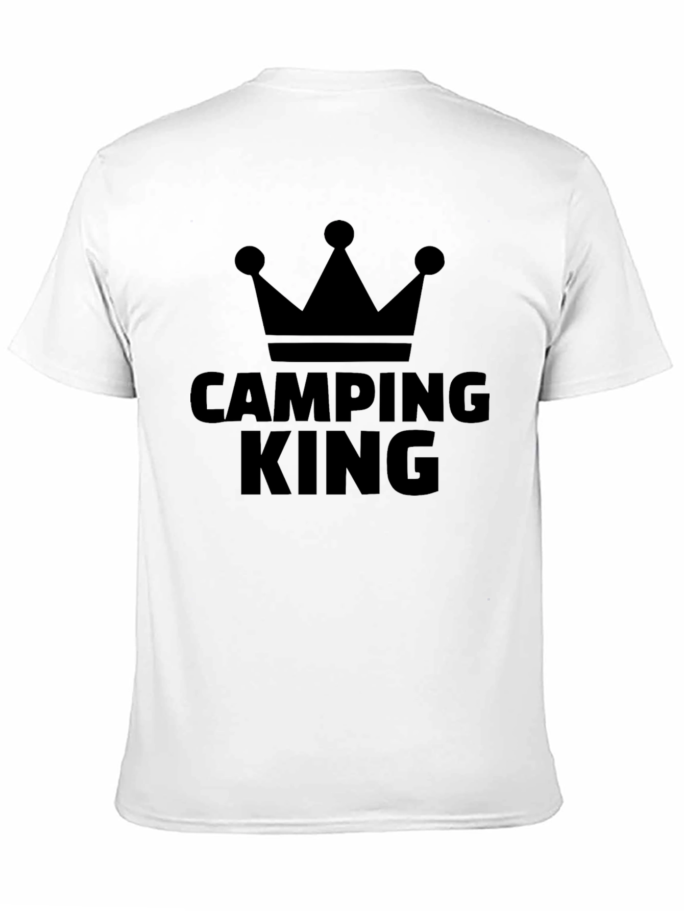 Camping King Black T-Shirt