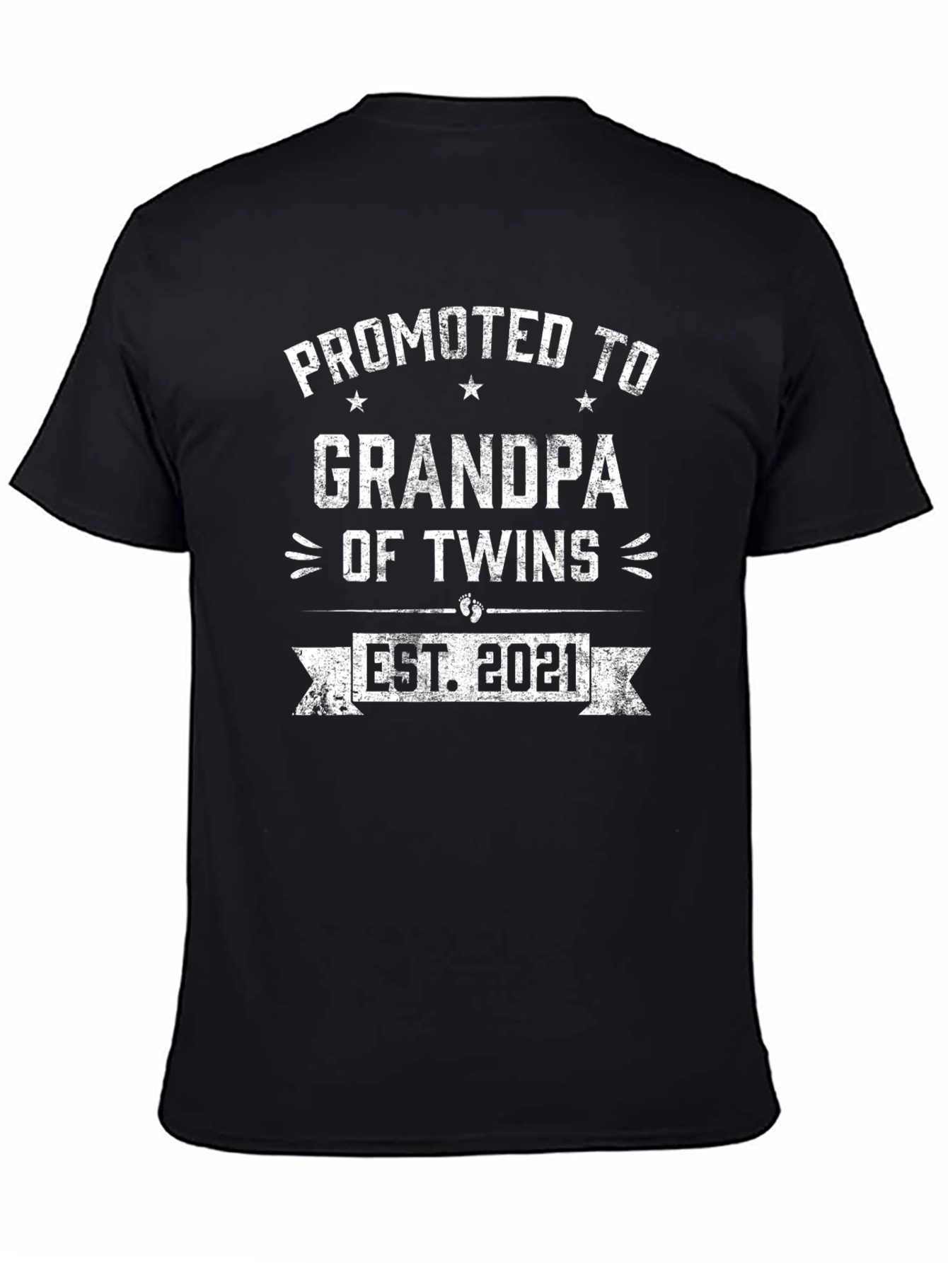Promoted to Grandpa of Twins Est. 2021 T-Shirt