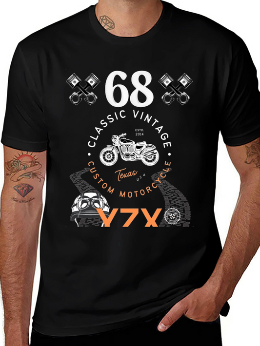 Classic Vintage Motorcycle 68 T-Shirt