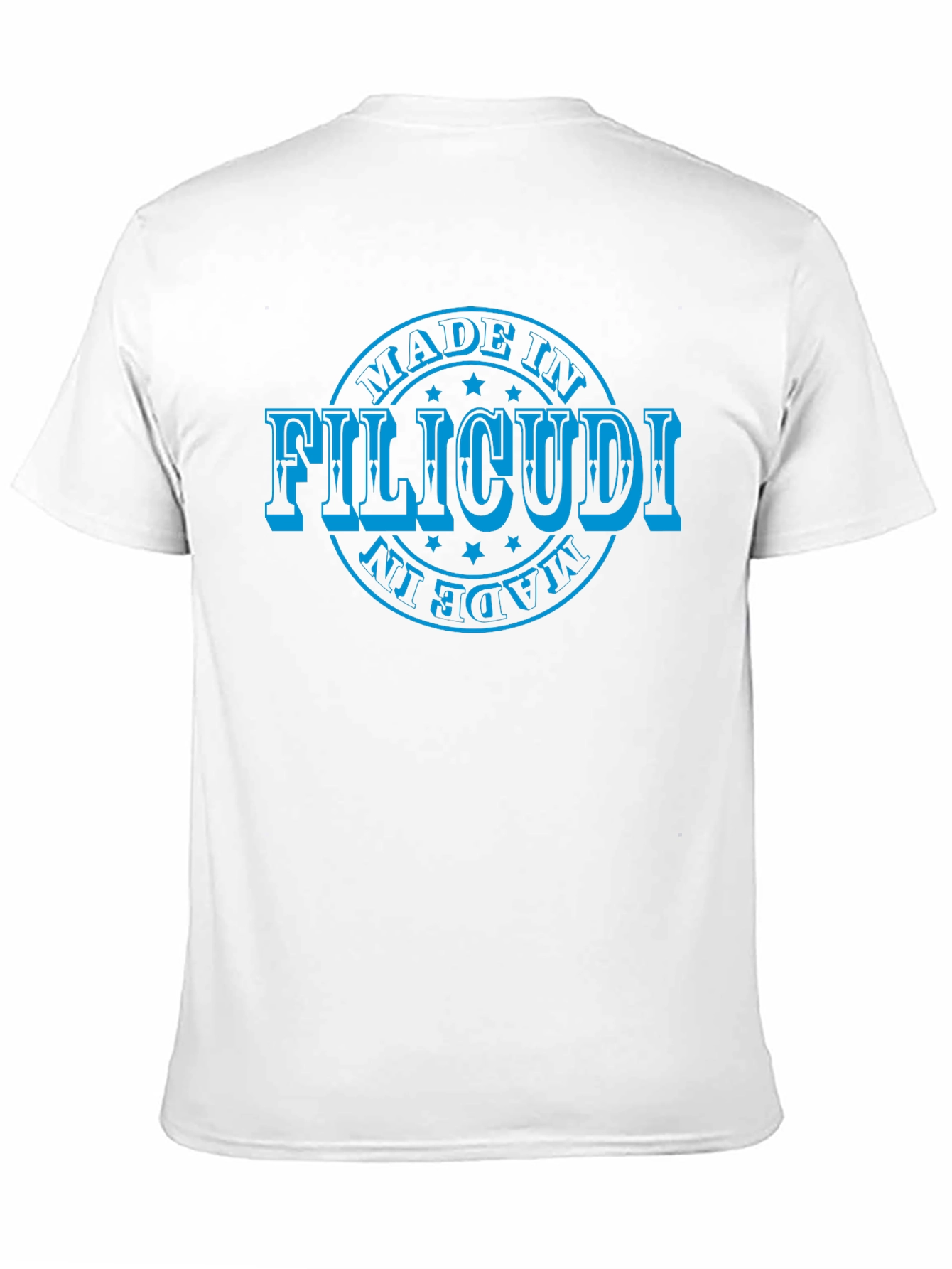 Made in Filicudi T-Shirt Black Cotton