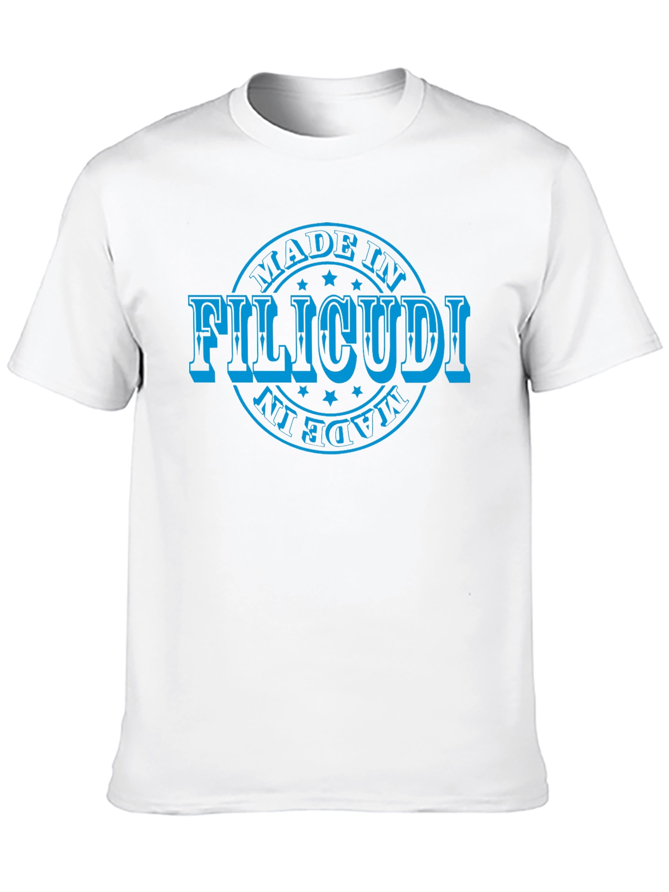Made in Filicudi T-Shirt Black Cotton