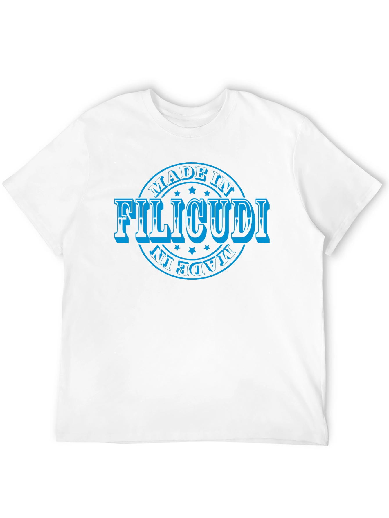 Made in Filicudi T-Shirt Black Cotton