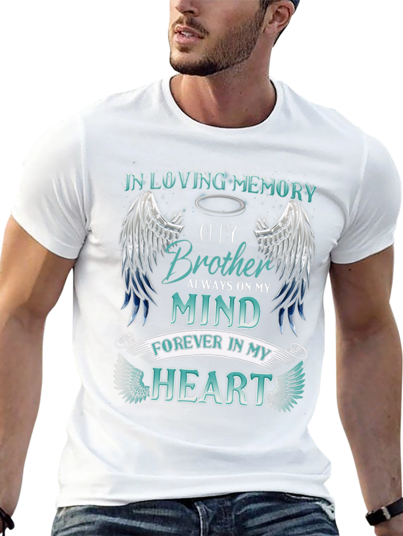 In Loving Memory Brother Graphic T-Shirt