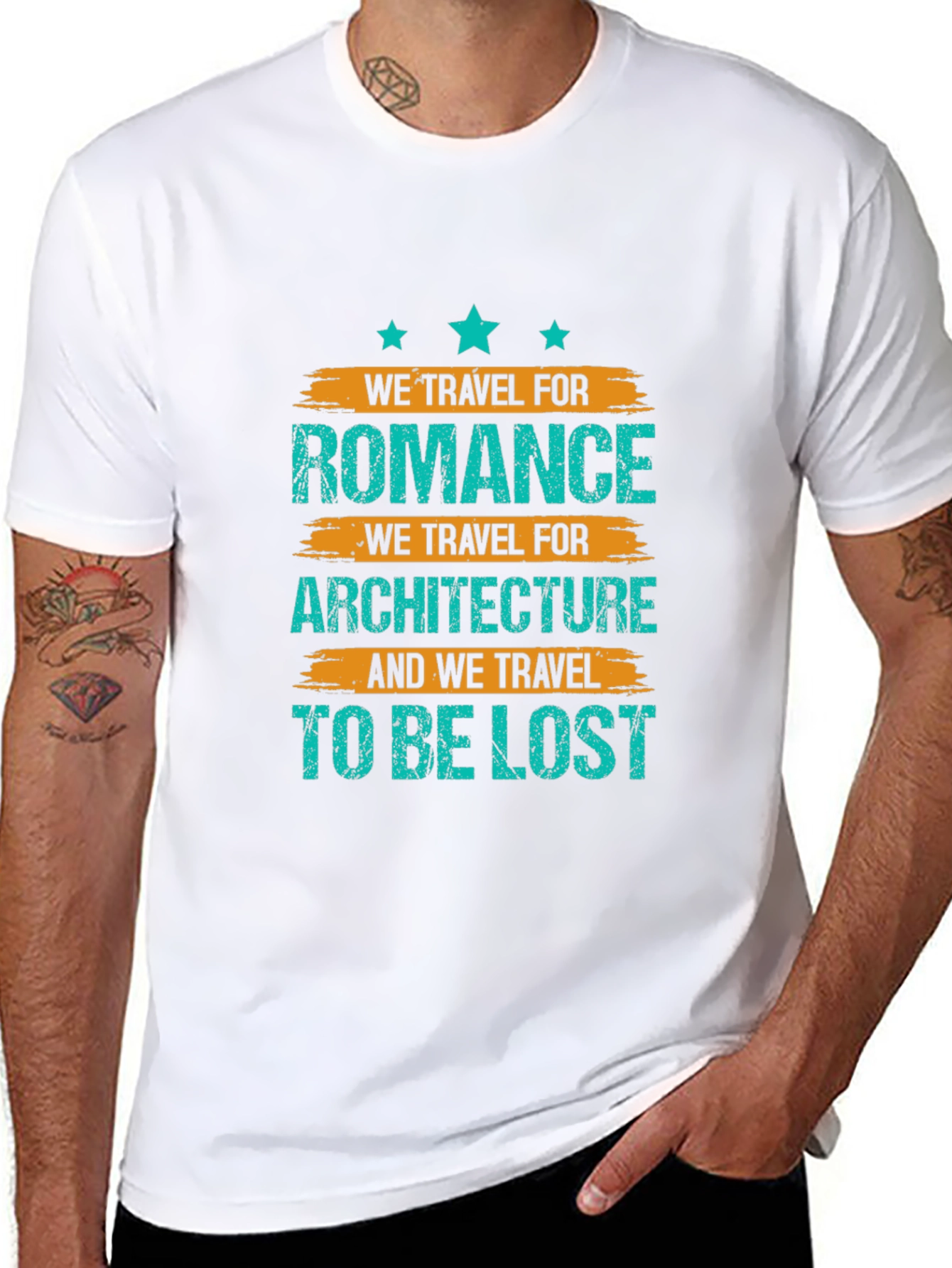 Travel Romance Architecture Lost T-Shirt