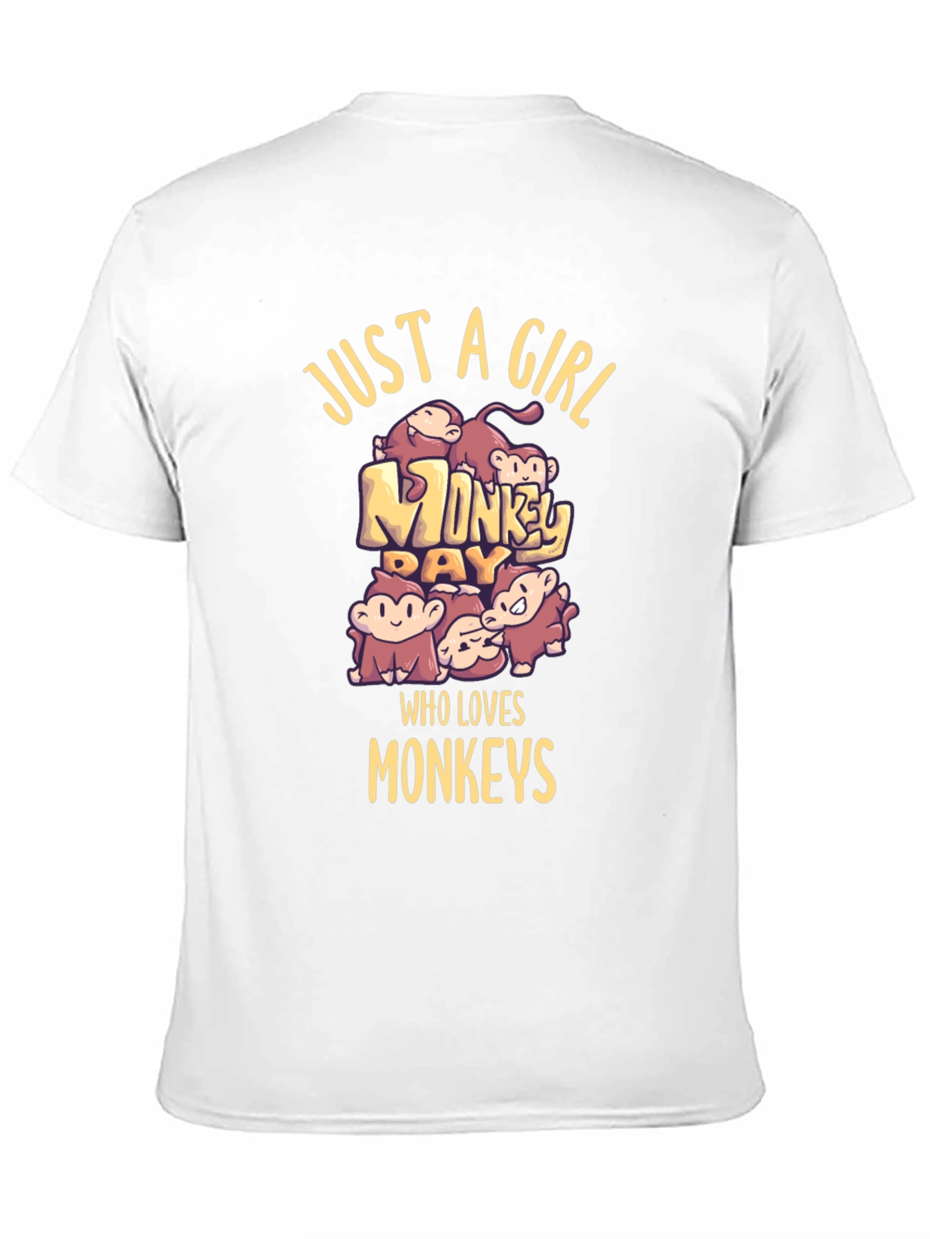 Just A Girl Who Loves Monkeys T-Shirt
