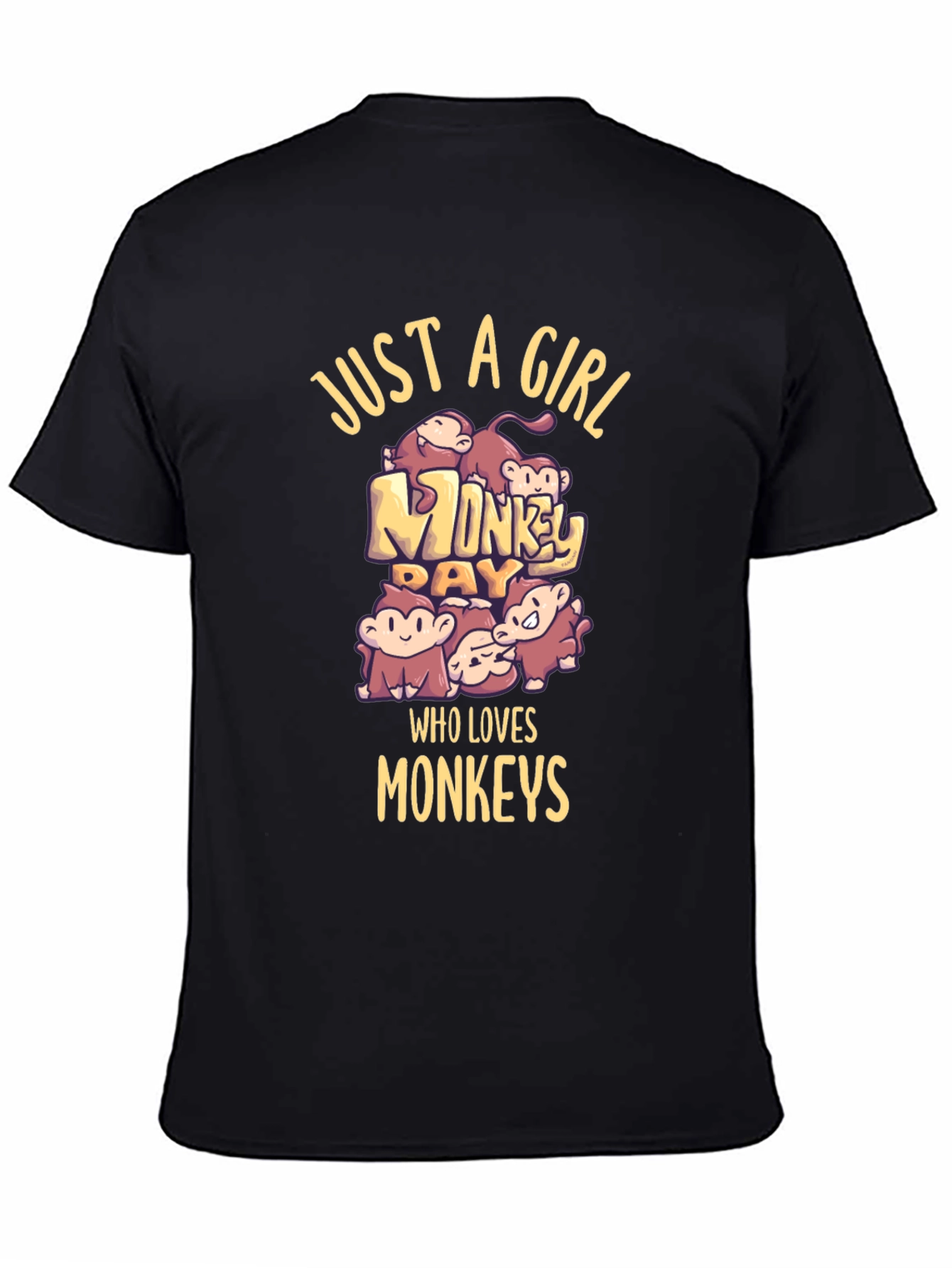 Just A Girl Who Loves Monkeys T-Shirt
