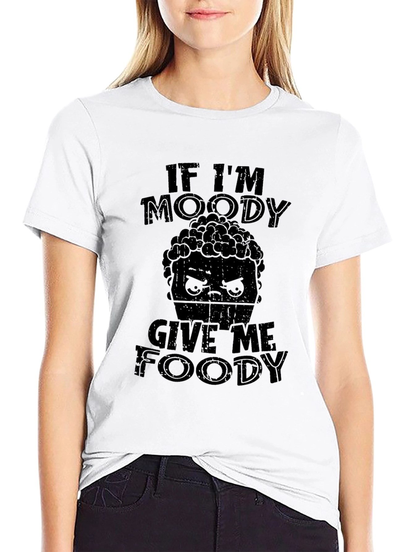 Moody Foody Graphic T-Shirt -  Funny Foodie Tee