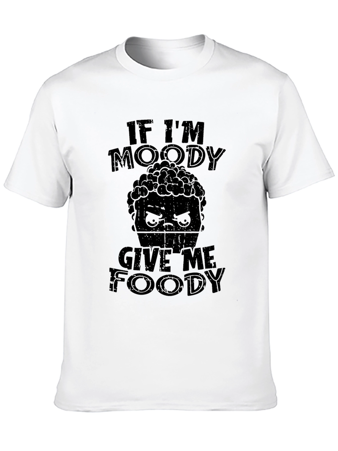 Moody Foody Graphic T-Shirt -  Funny Foodie Tee