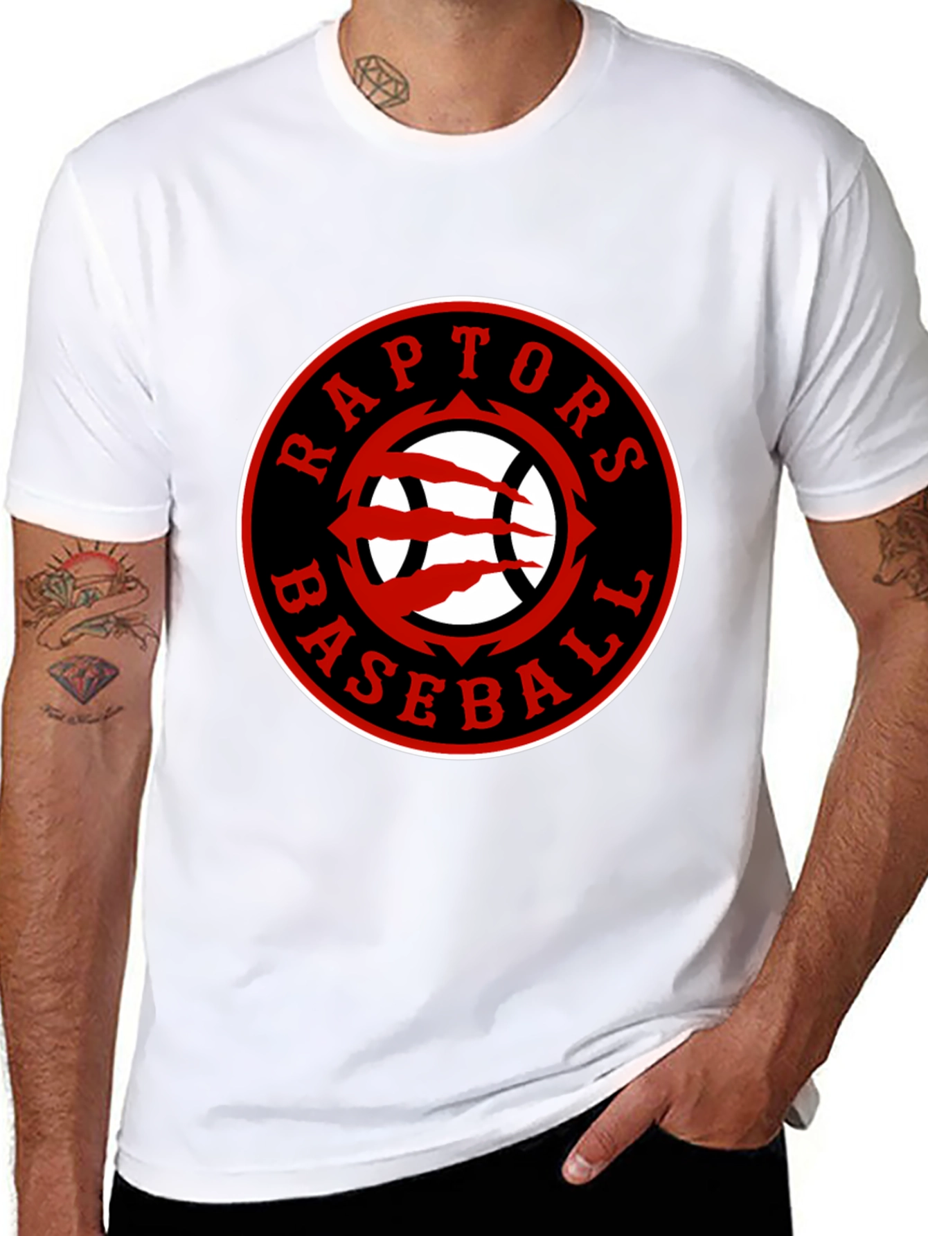Raptors Baseball Graphic T-Shirt