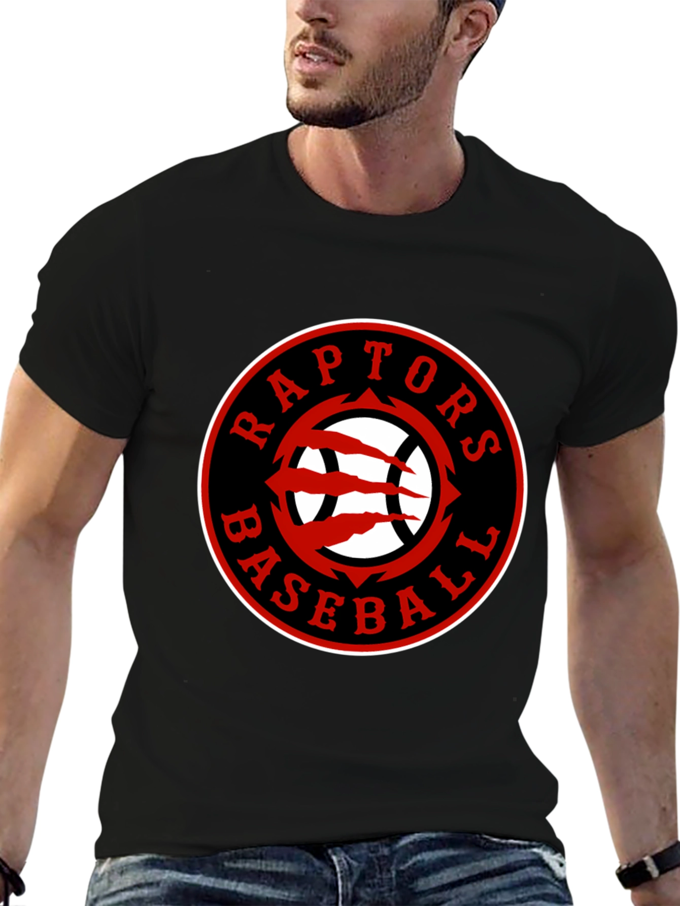 Raptors Baseball Graphic T-Shirt