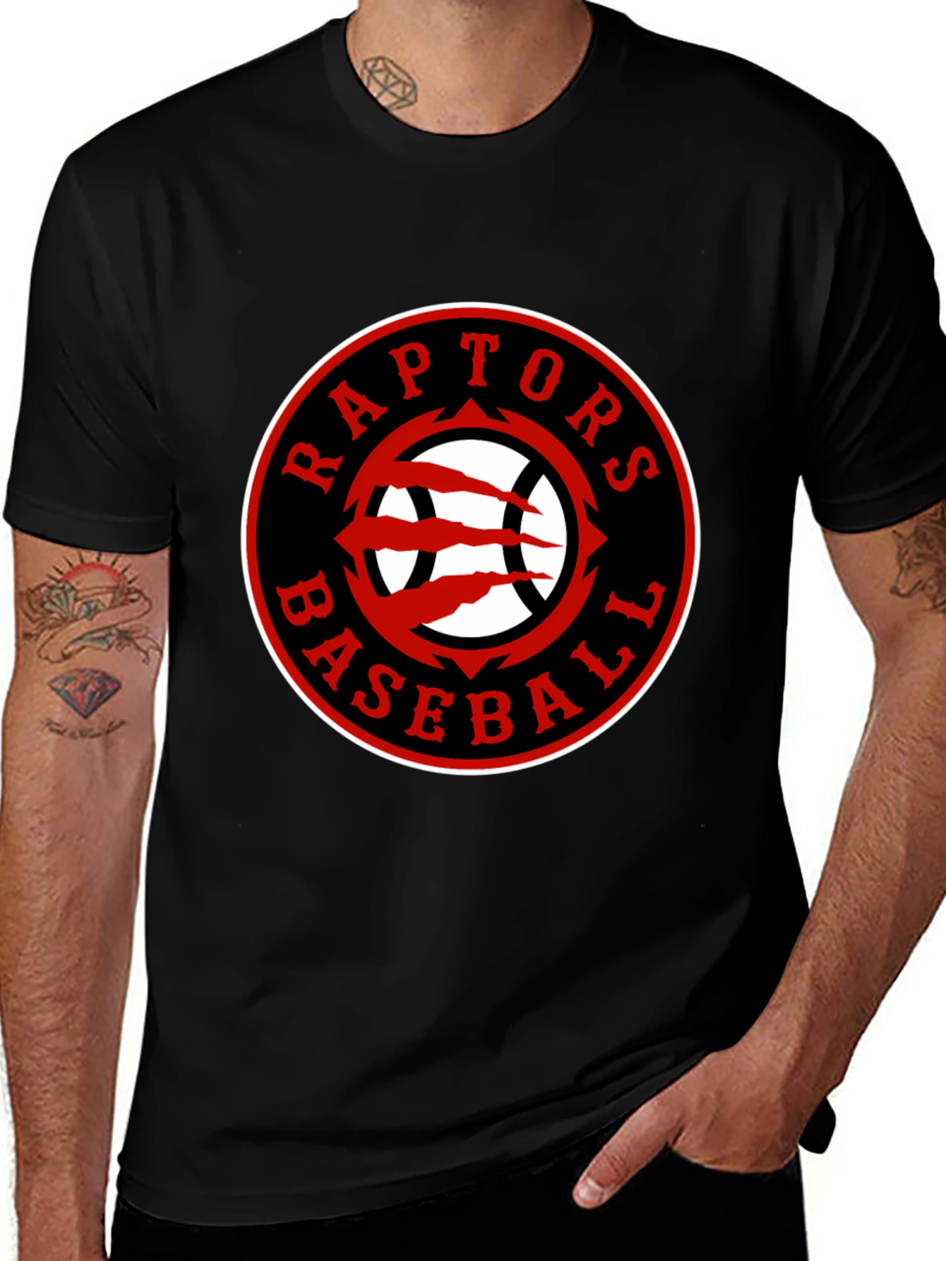Raptors Baseball Graphic T-Shirt