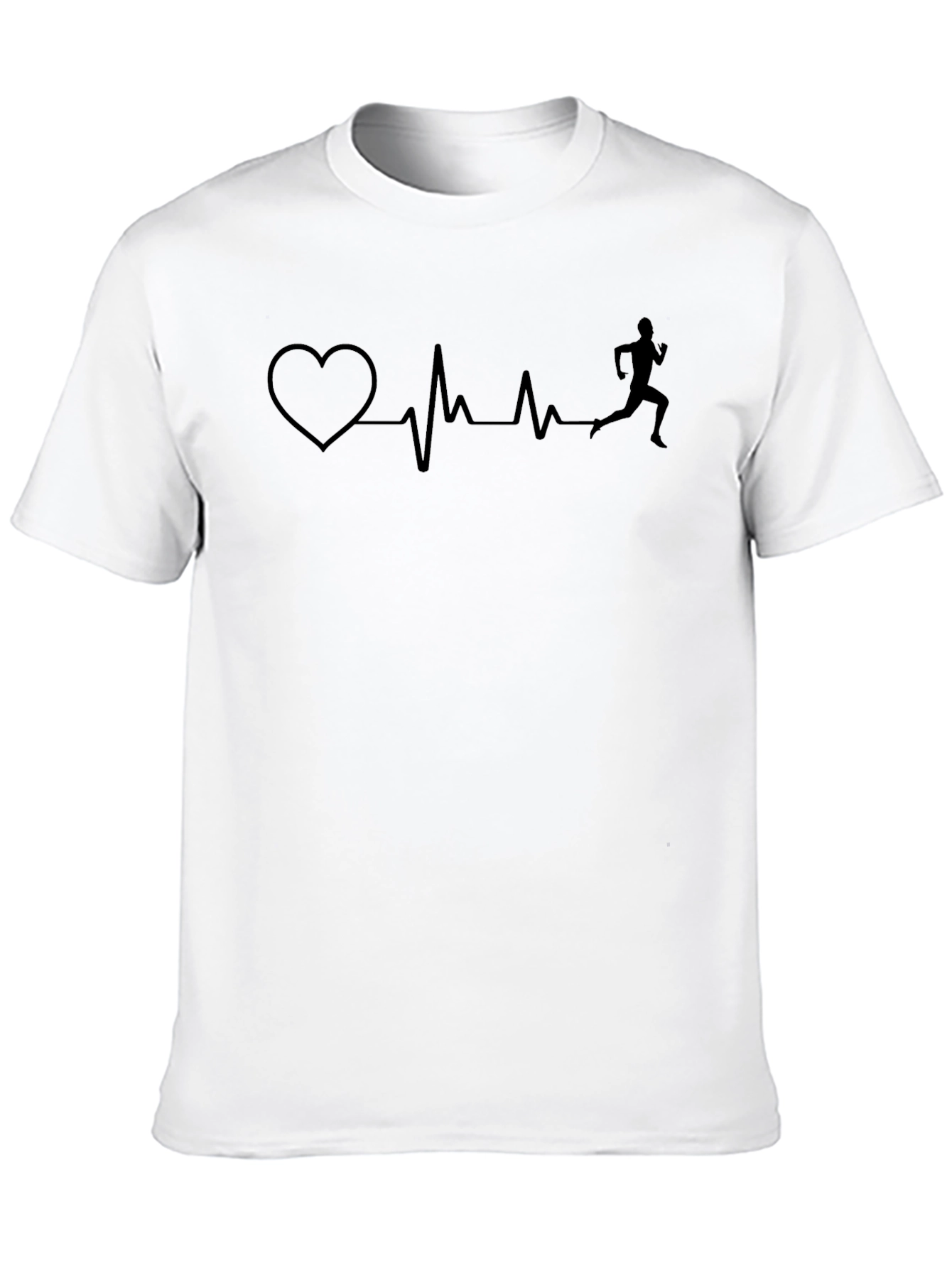 Runner Heartbeat T-Shirt - Active Lifestyle Tee