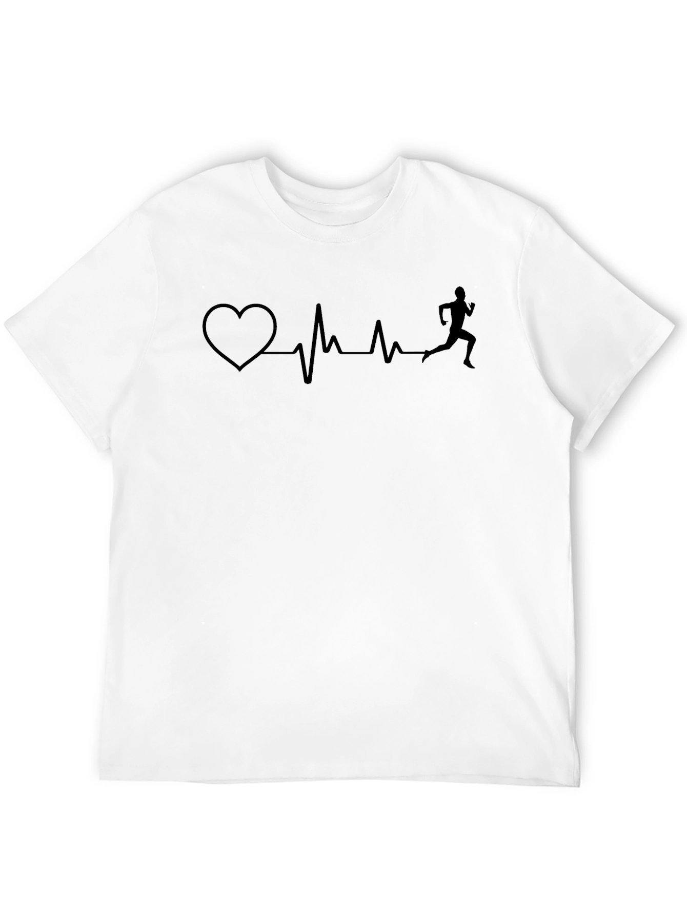 Runner Heartbeat T-Shirt - Active Lifestyle Tee