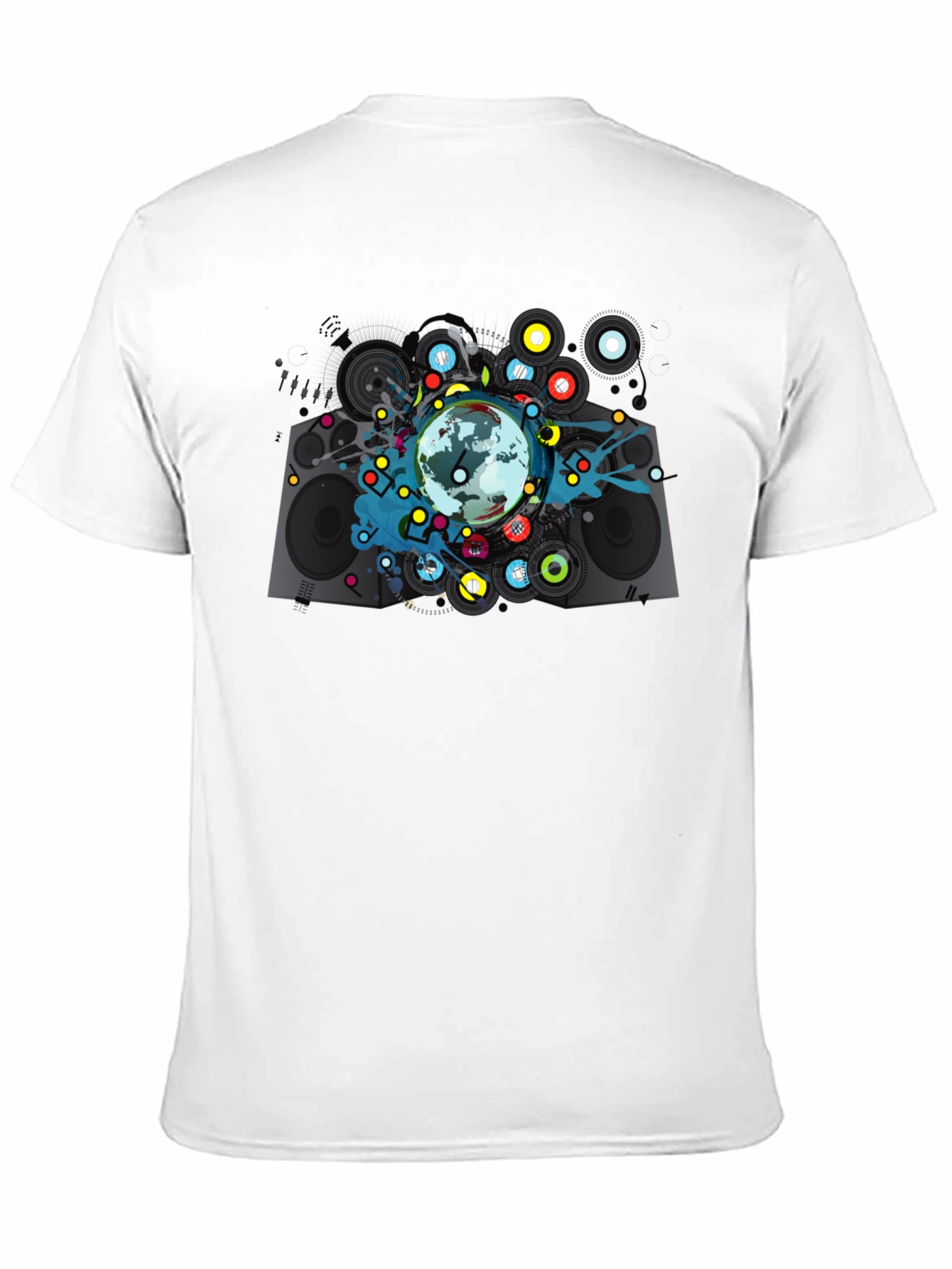 Global Beats Black Graphic Tee
