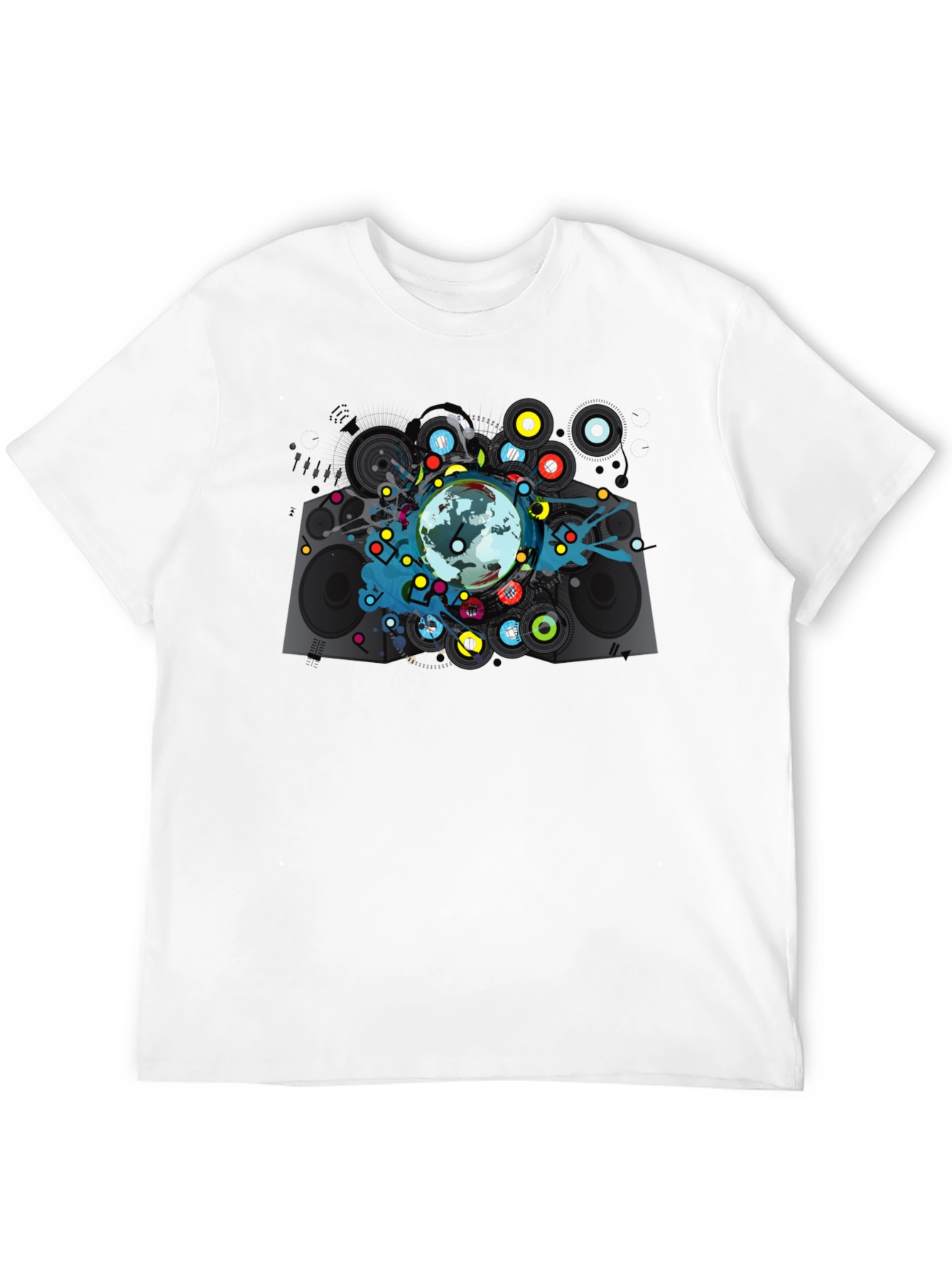 Global Beats Black Graphic Tee