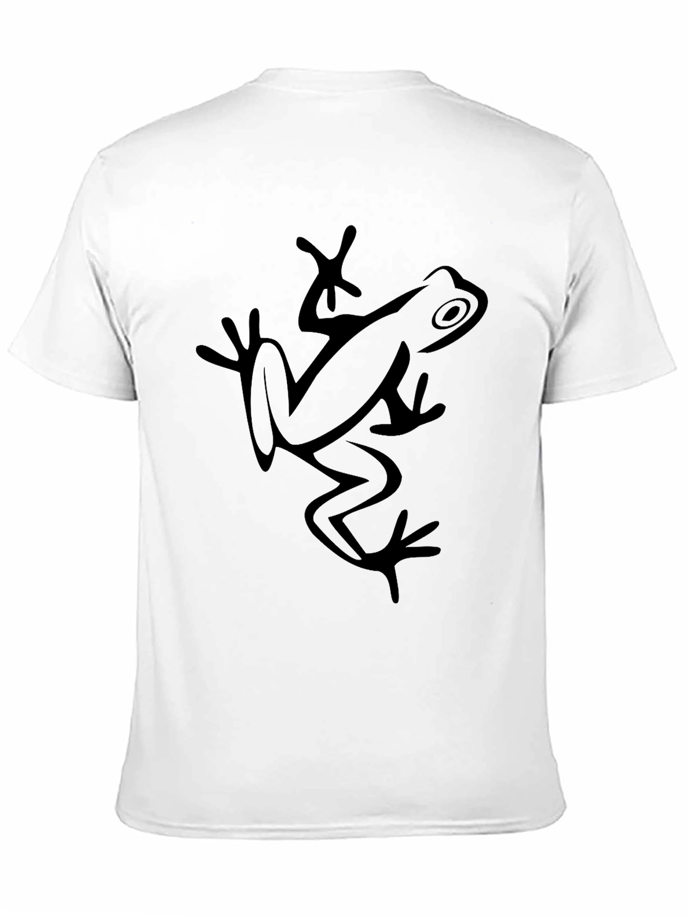 Frog Graphic Tee - Black Cotton T-Shirt