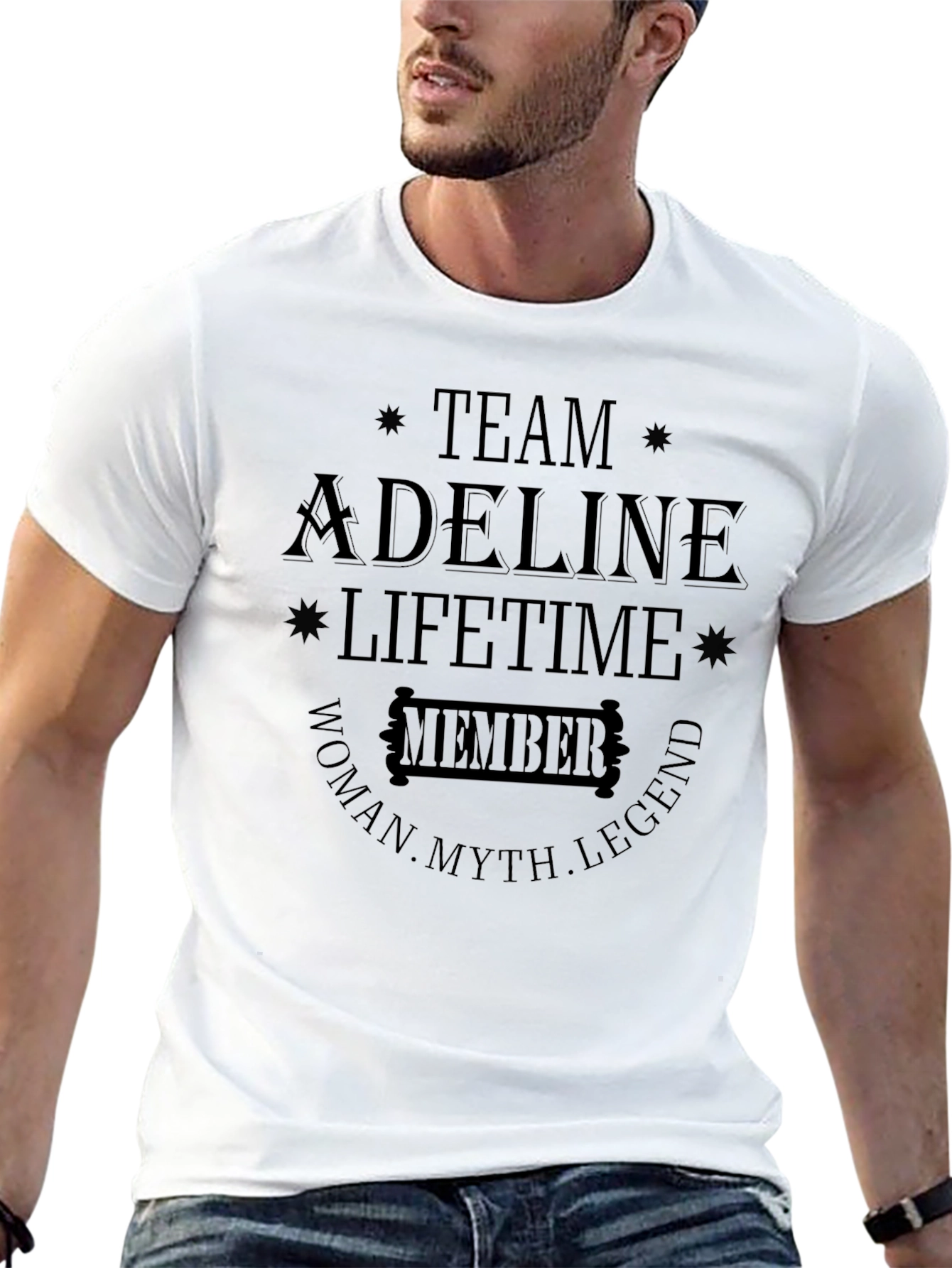 Team Adeline Lifetime Member Graphic T-Shirt