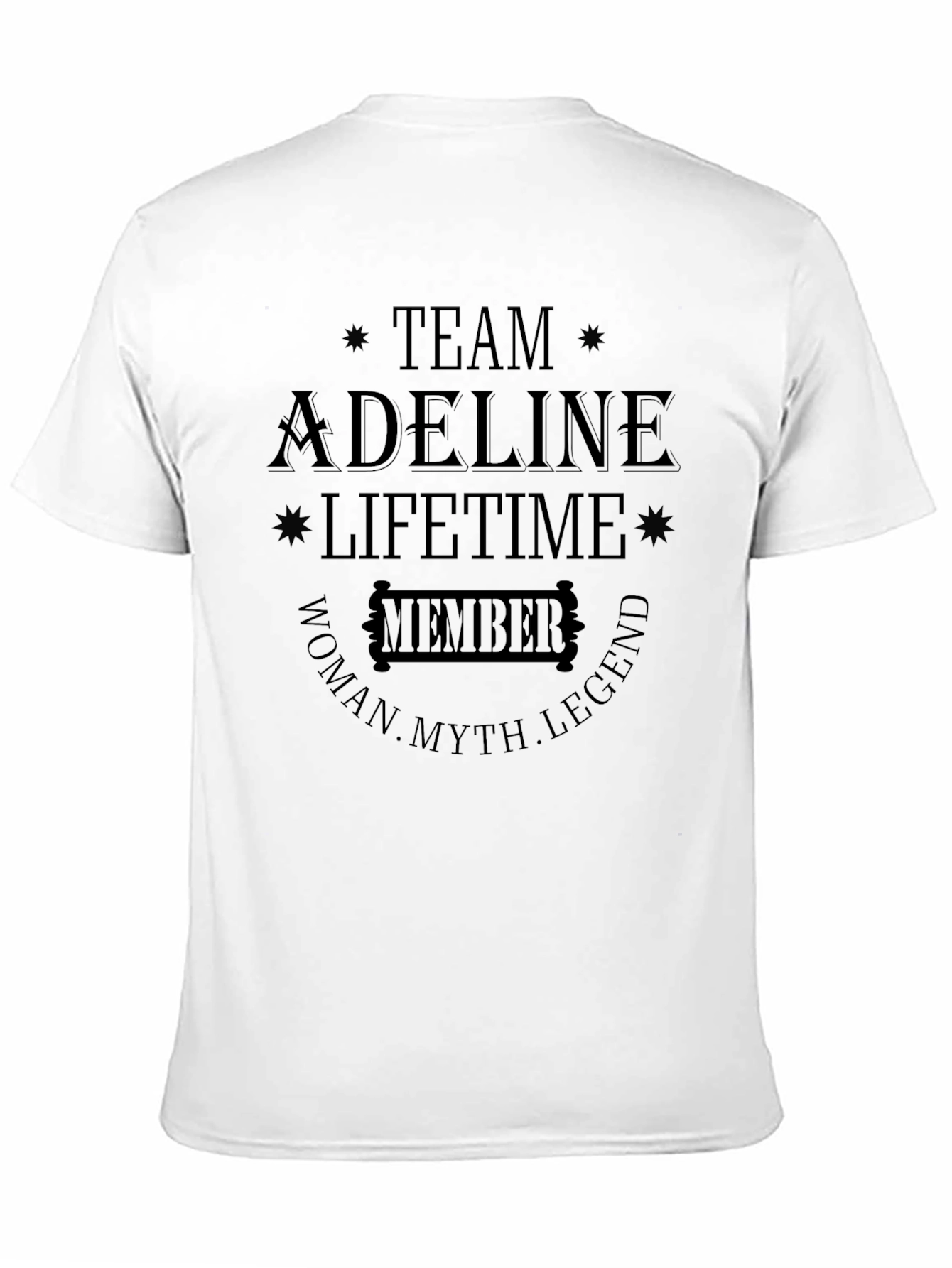 Team Adeline Lifetime Member Graphic T-Shirt