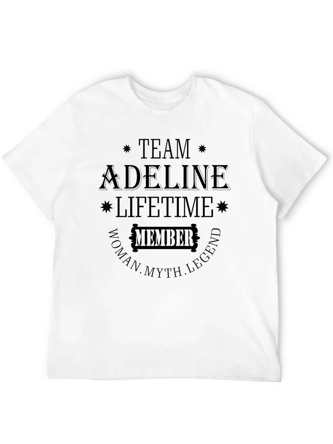 Team Adeline Lifetime Member Graphic T-Shirt