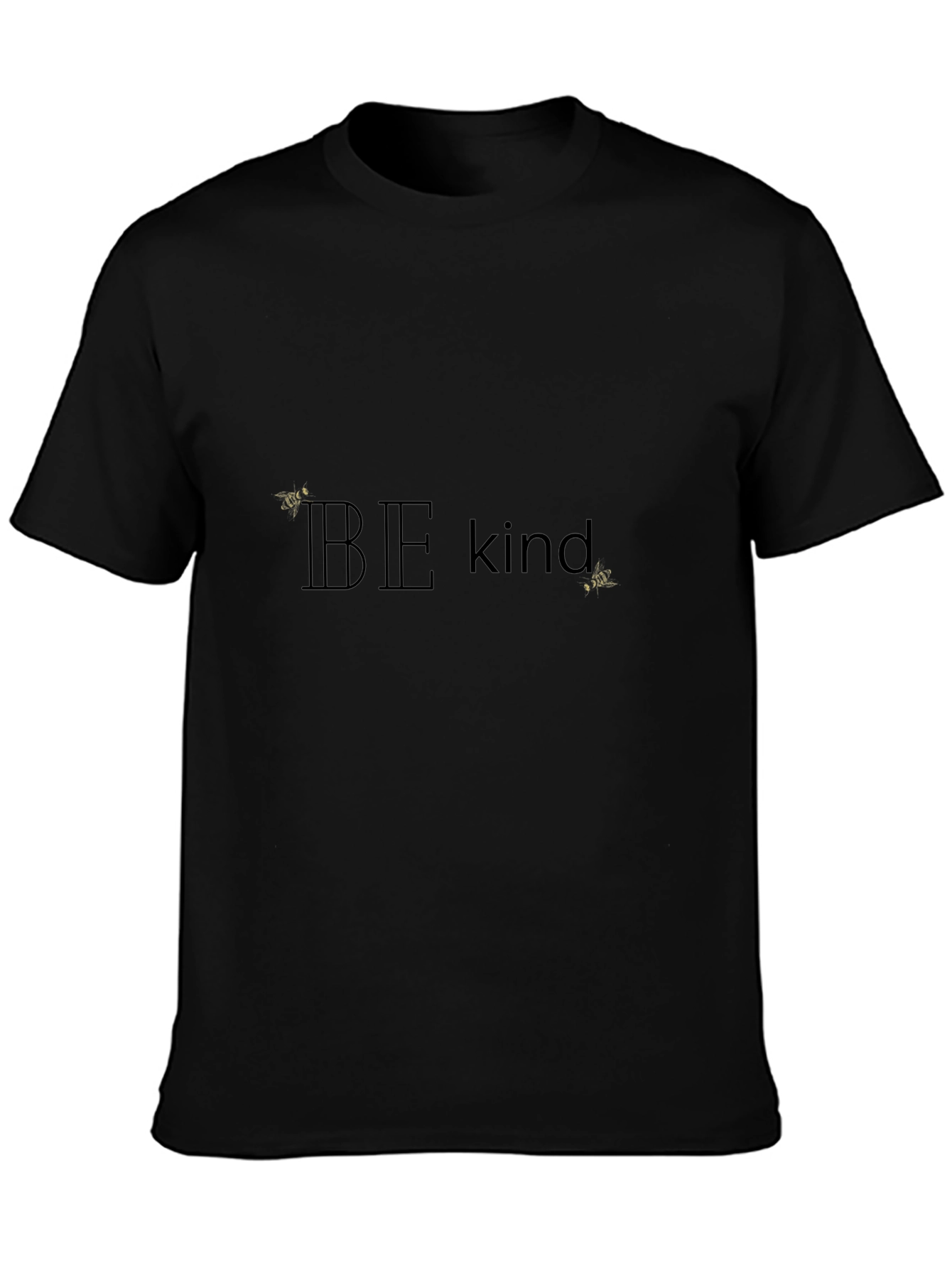 Be Kind Bee Graphic Tee - Black