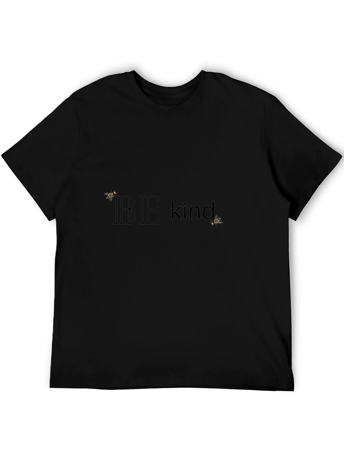 Be Kind Bee Graphic Tee - Black