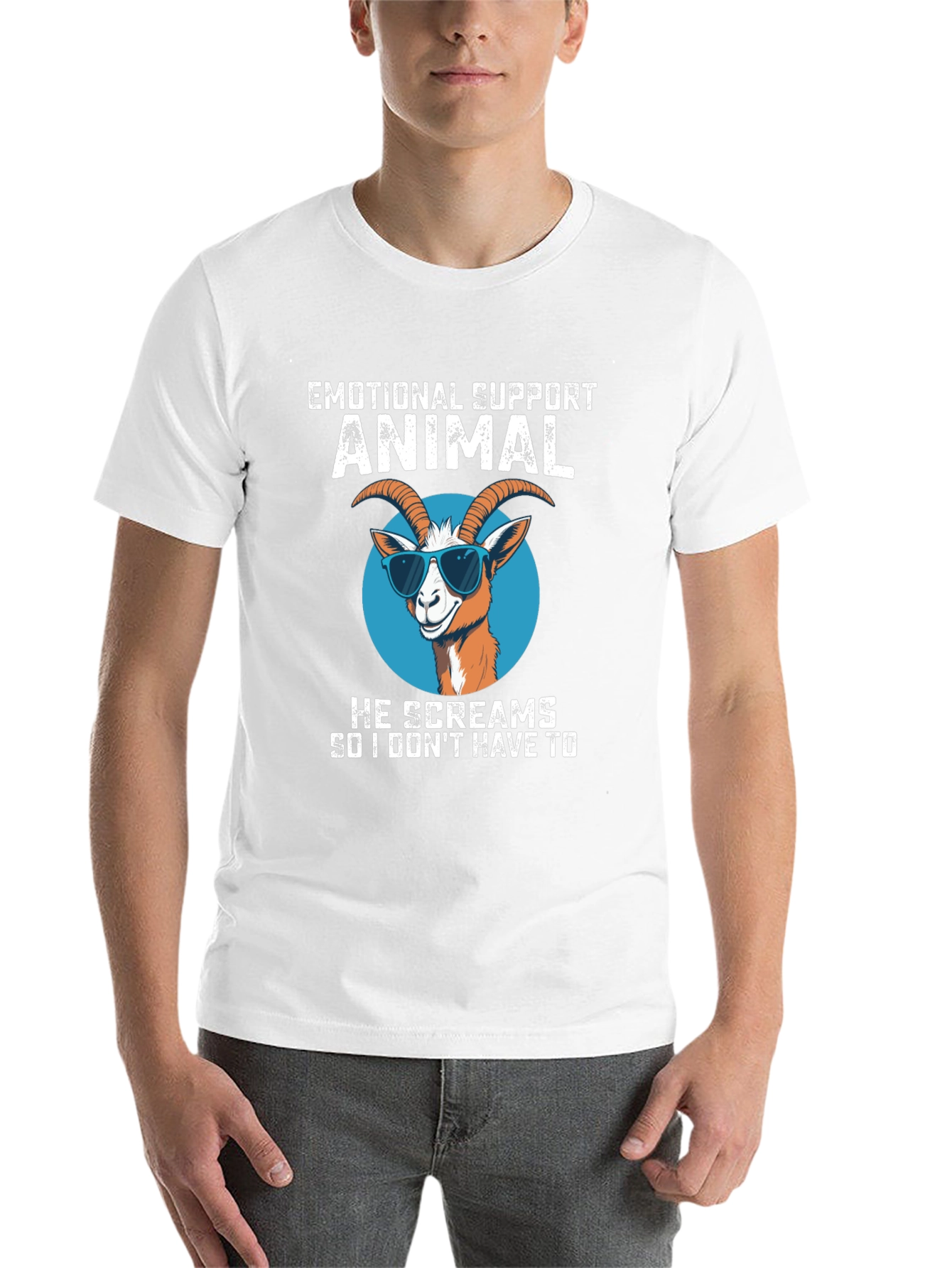 Emotional Support Animal Goat T-Shirt