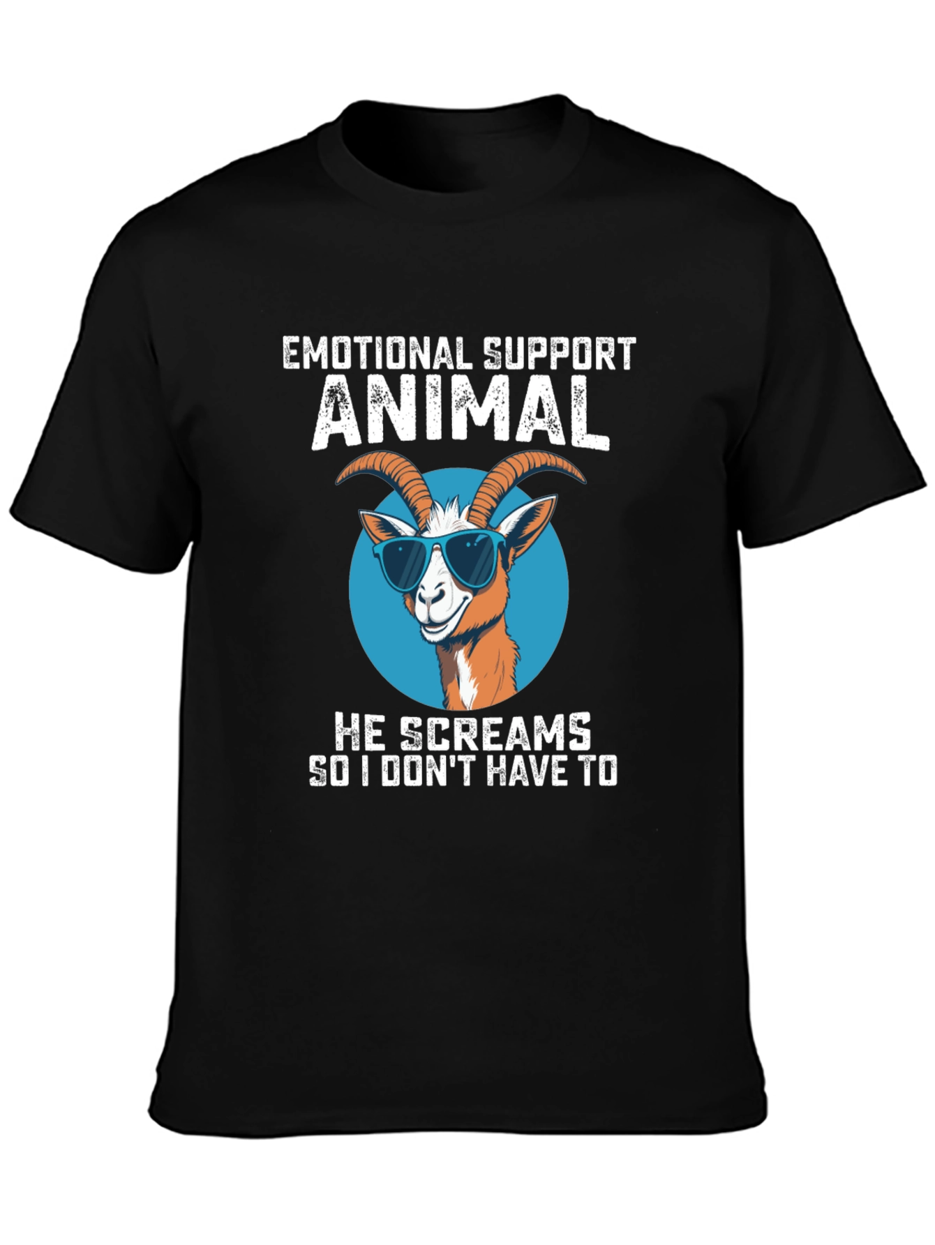 Emotional Support Animal Goat T-Shirt
