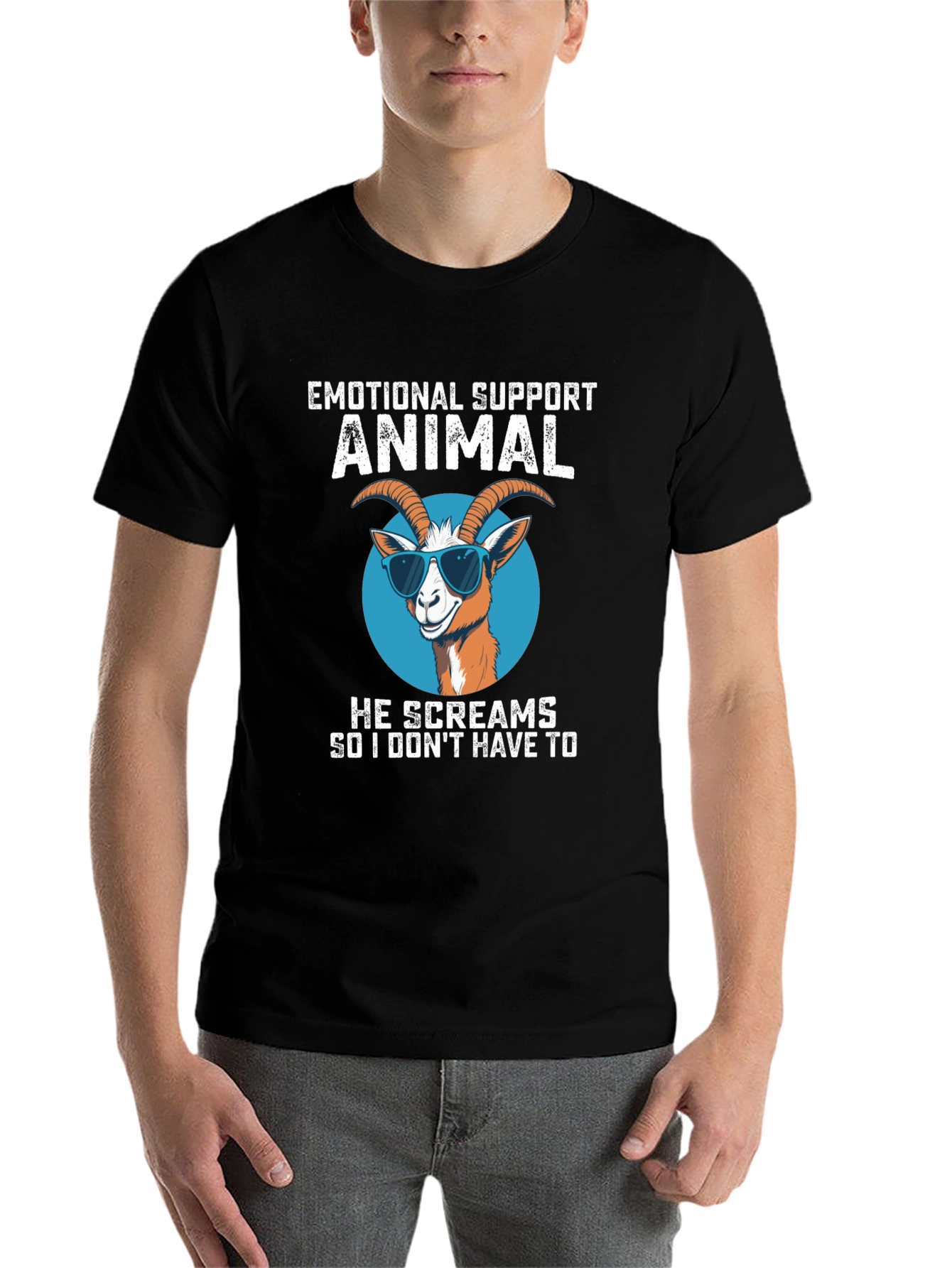 Emotional Support Animal Goat T-Shirt