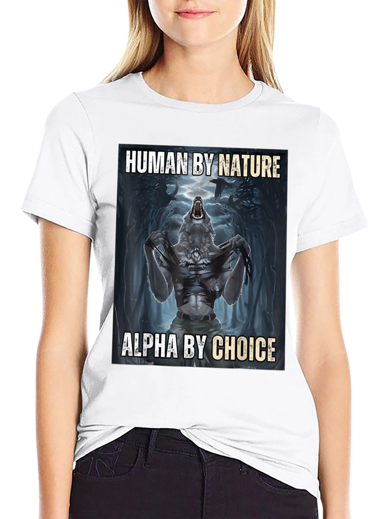 Human by Nature Alpha by Choice T-Shirt