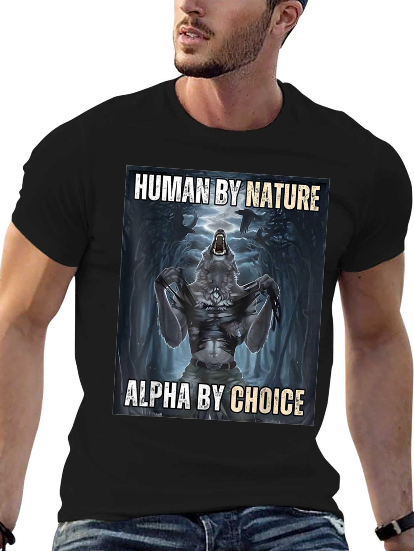 Human by Nature Alpha by Choice T-Shirt