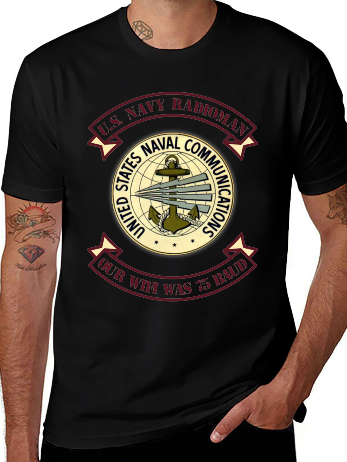 U.S. Navy Radioman T-Shirt - Naval Communications