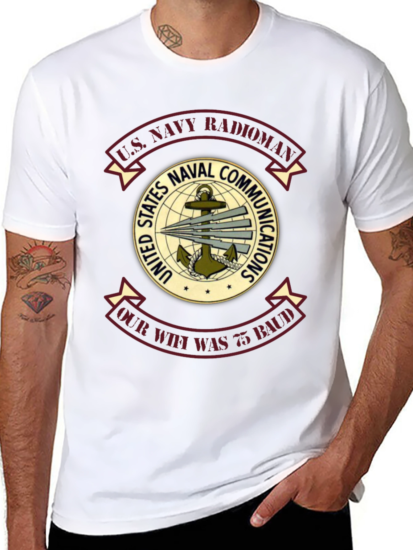 U.S. Navy Radioman T-Shirt - Naval Communications