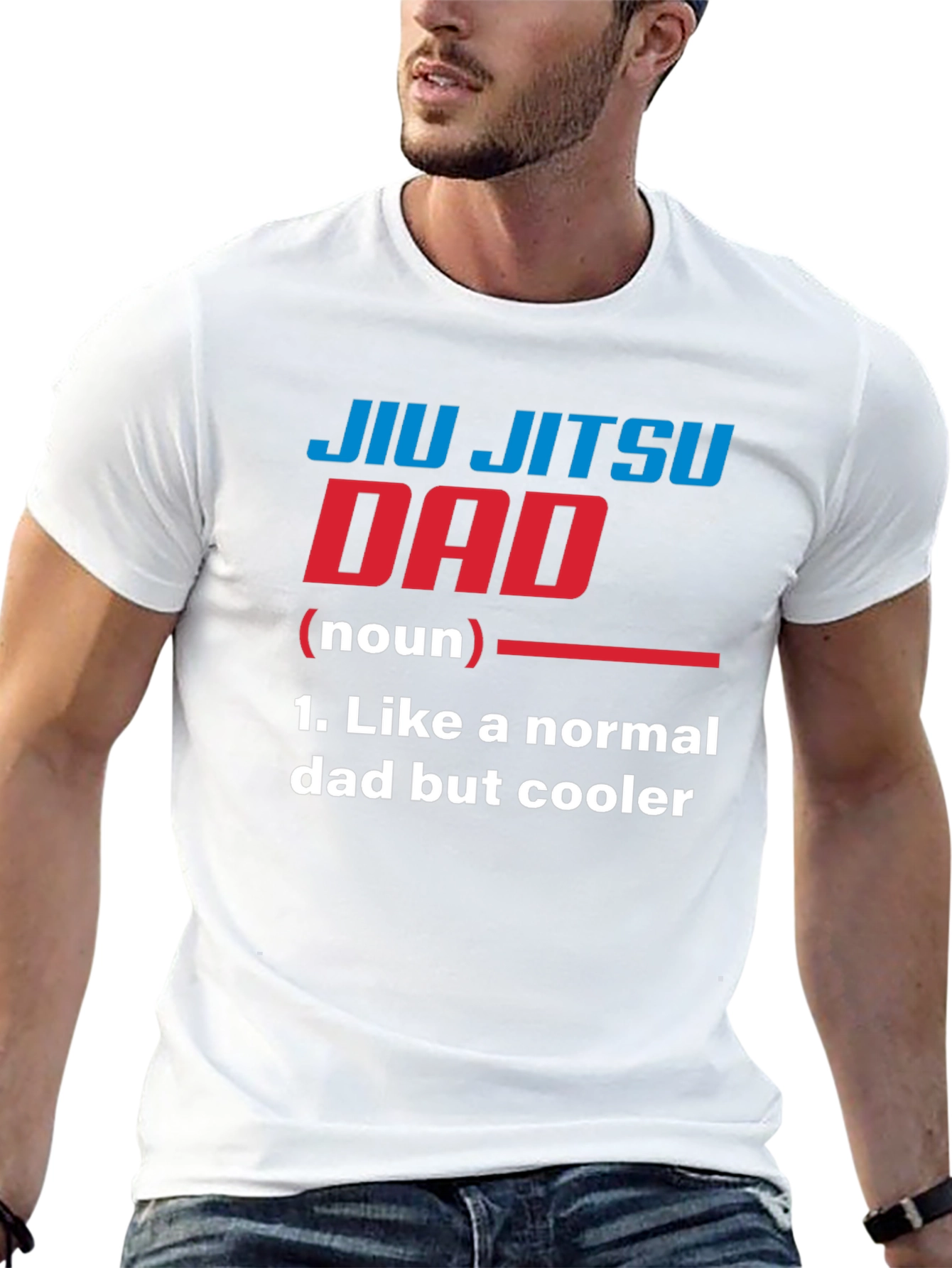 Jiu Jitsu Dad T-Shirt - Cool Fathers Day Gift