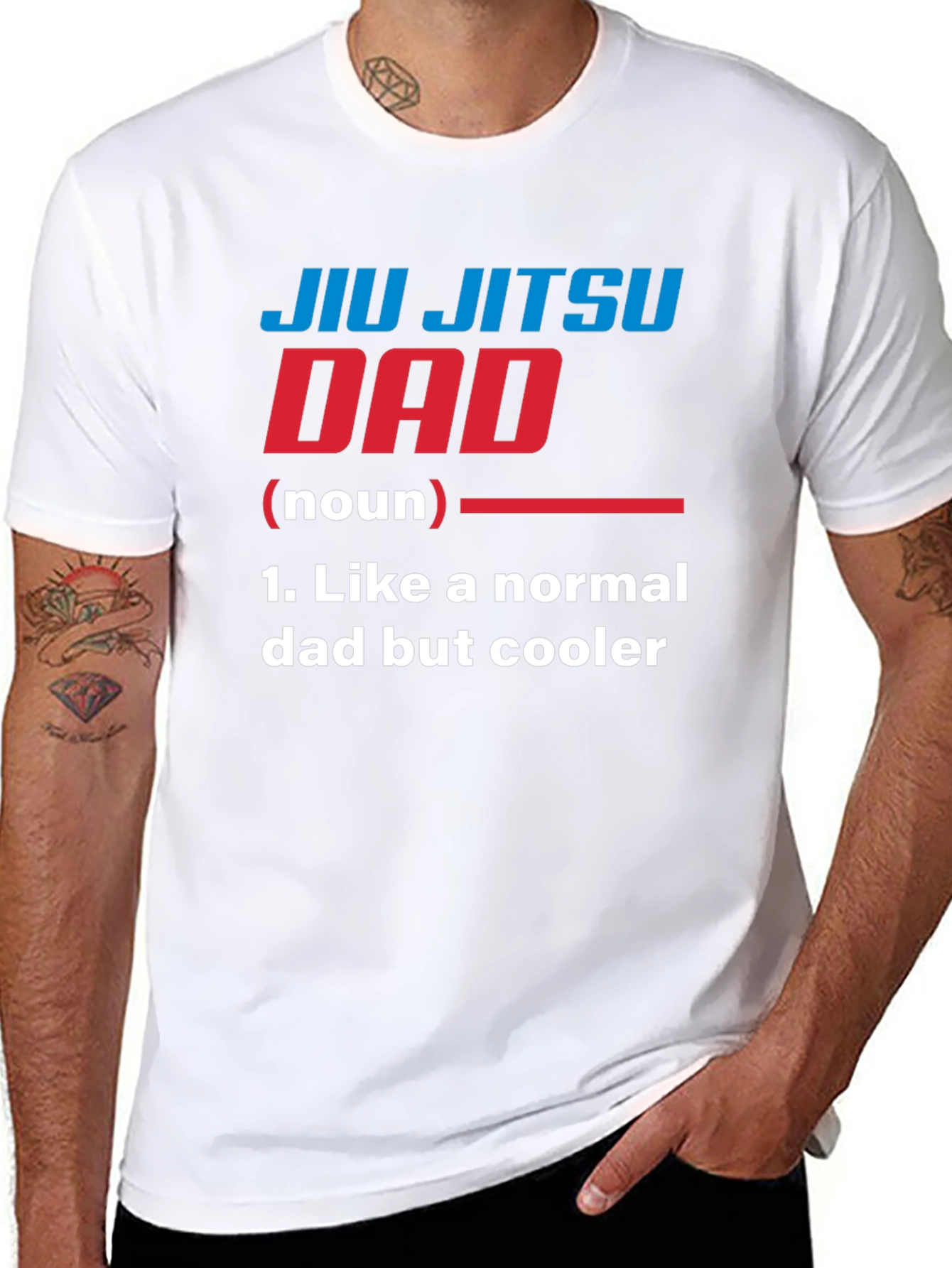 Jiu Jitsu Dad T-Shirt - Cool Fathers Day Gift