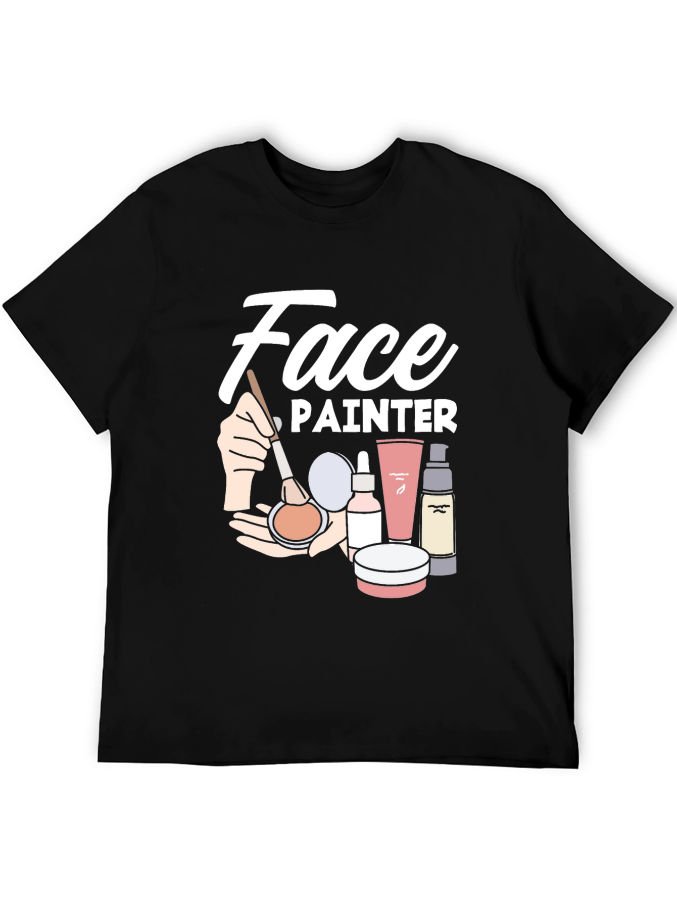 Face Painter Graphic Tee - Black Unisex T-Shirt
