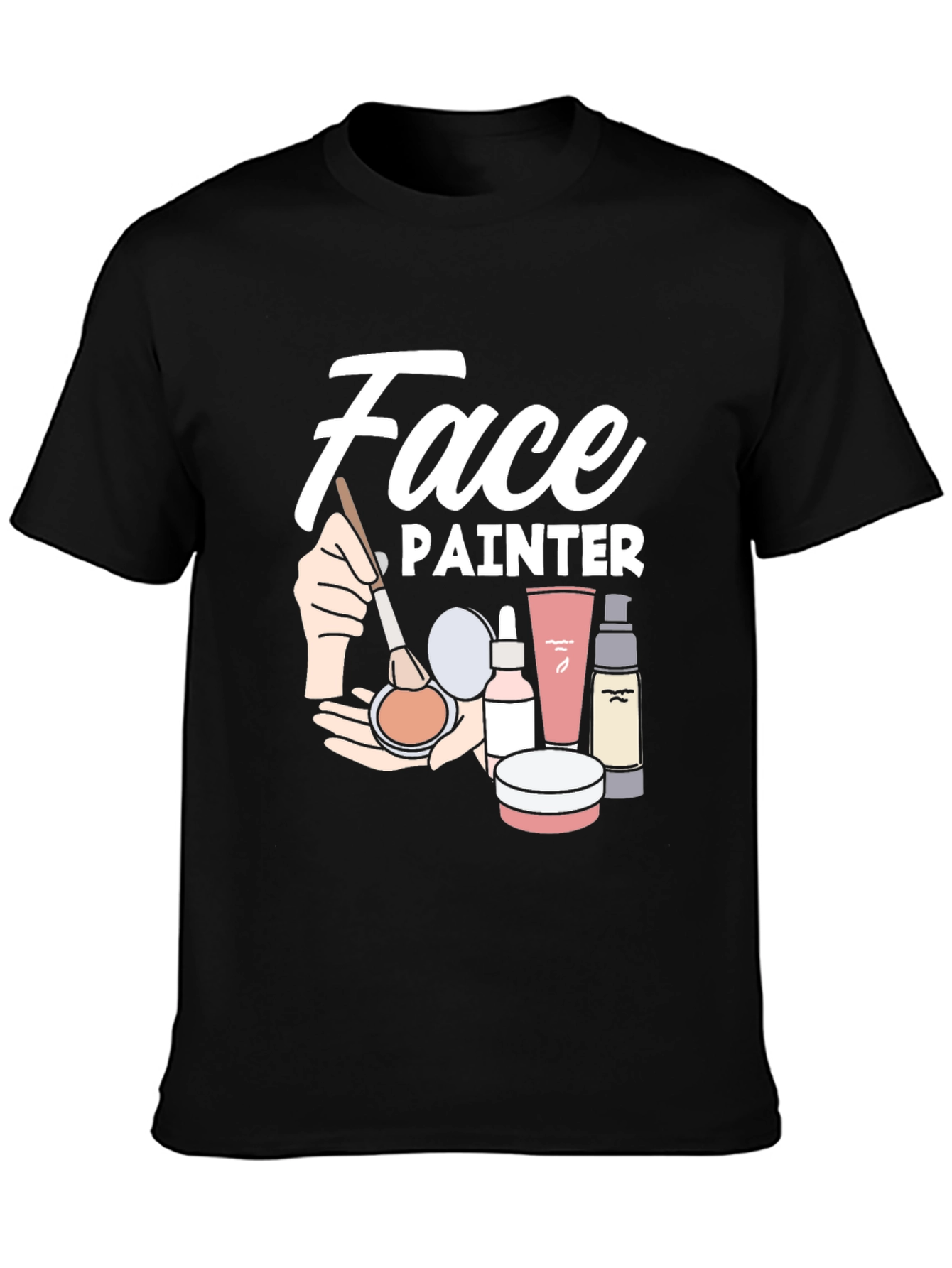 Face Painter Graphic Tee - Black Unisex T-Shirt