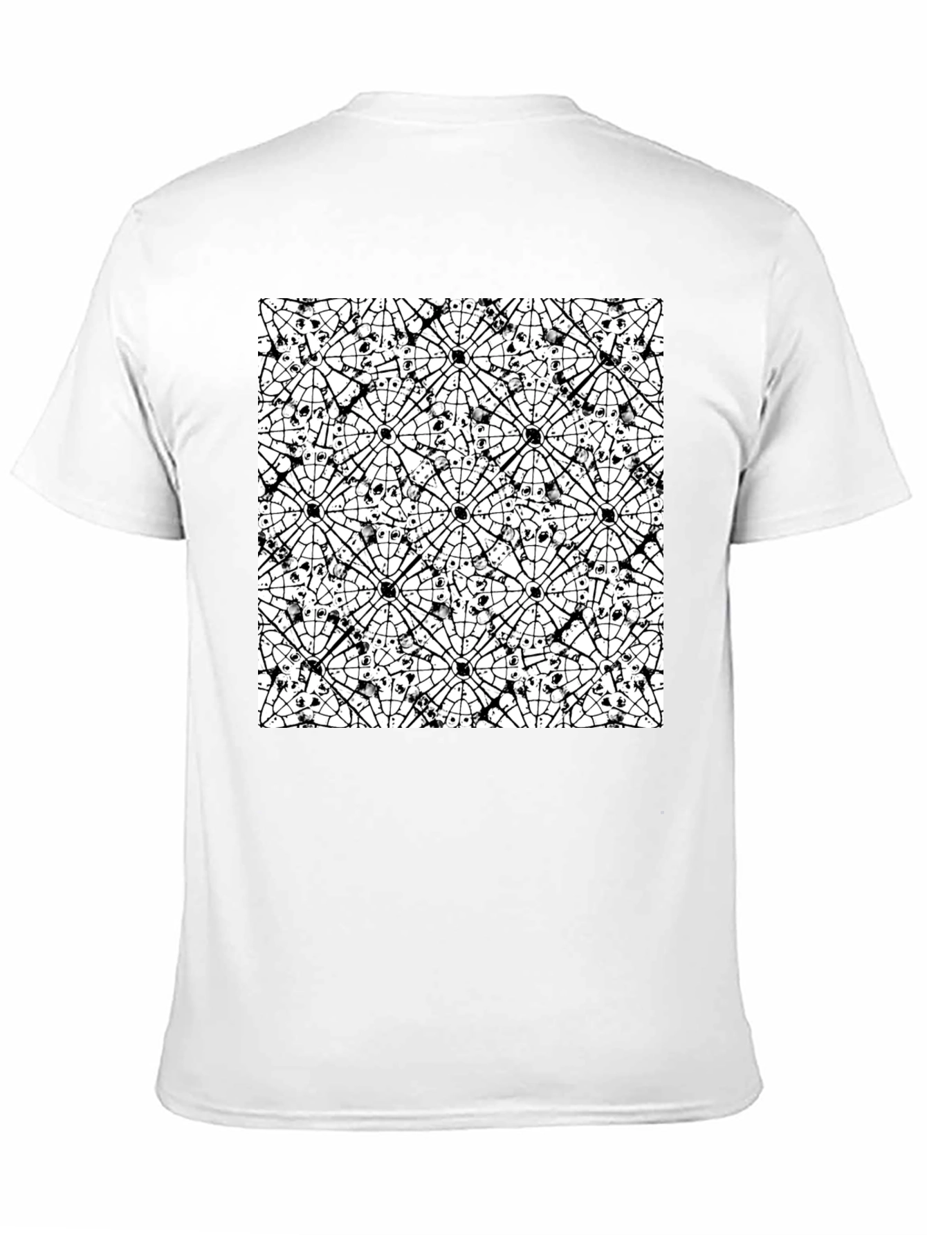 Abstract Black & White Pattern Tee