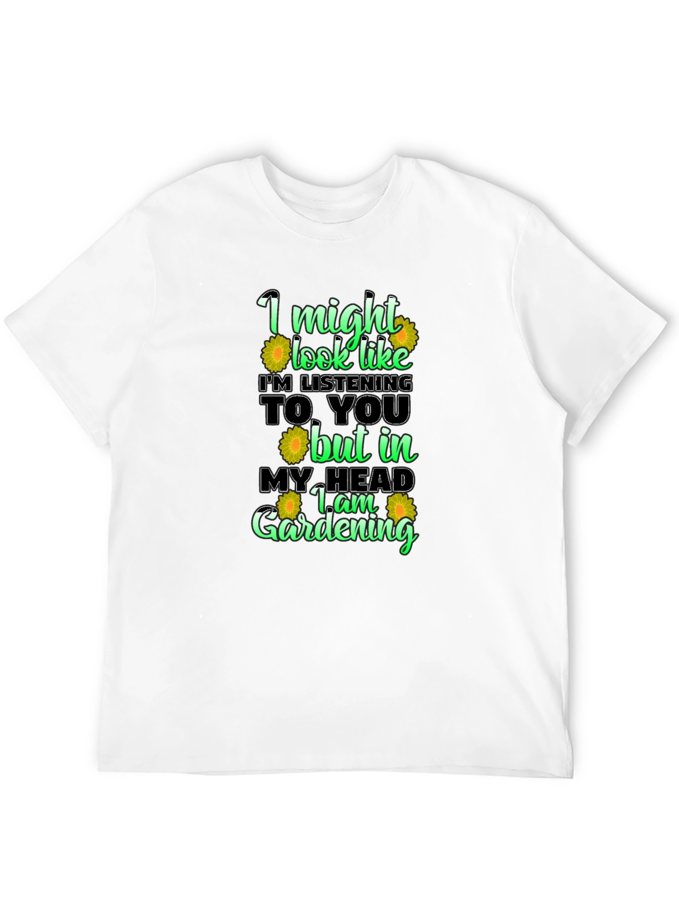 Gardening Mind T-Shirt Funny Gardener Tee