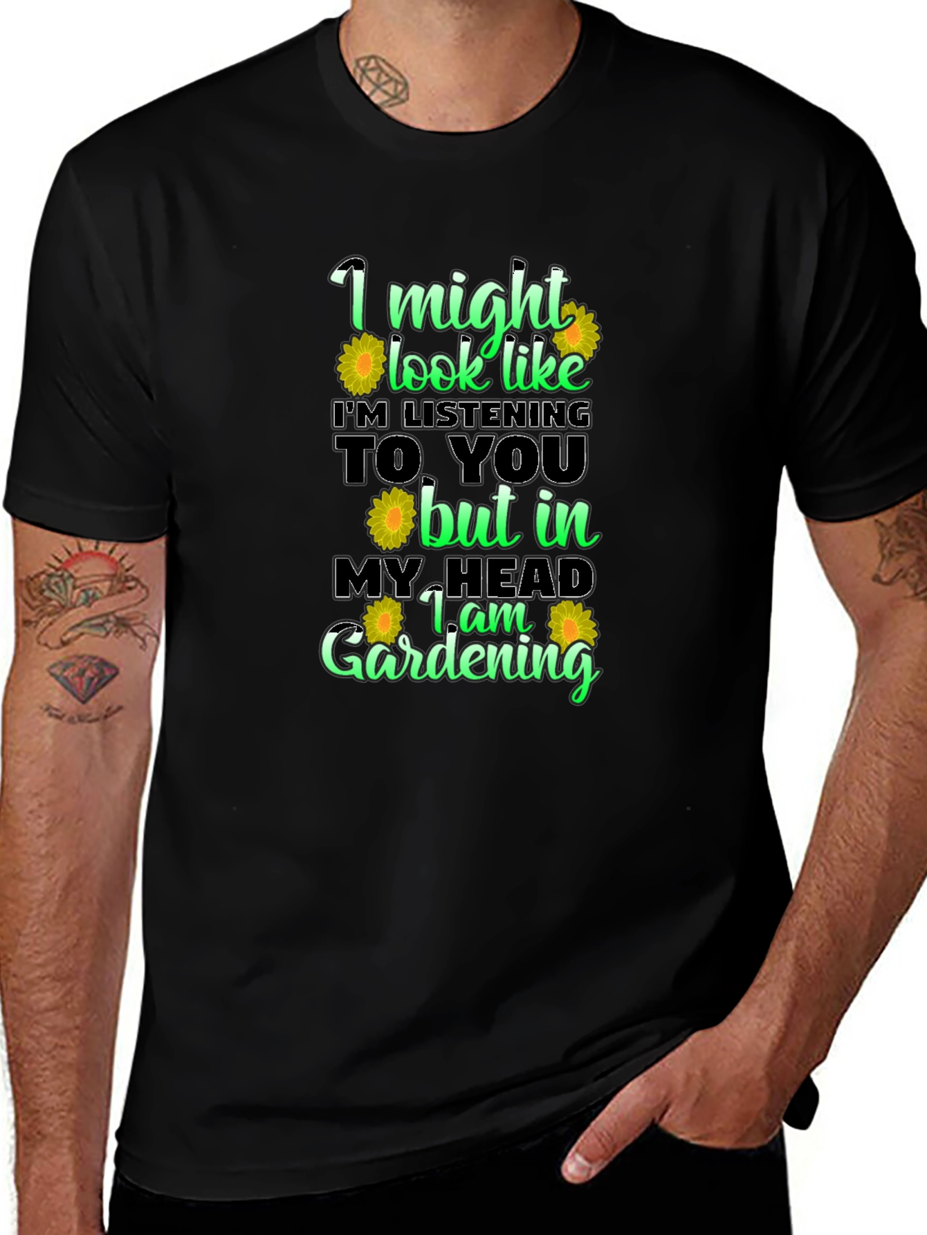 Gardening Mind T-Shirt Funny Gardener Tee