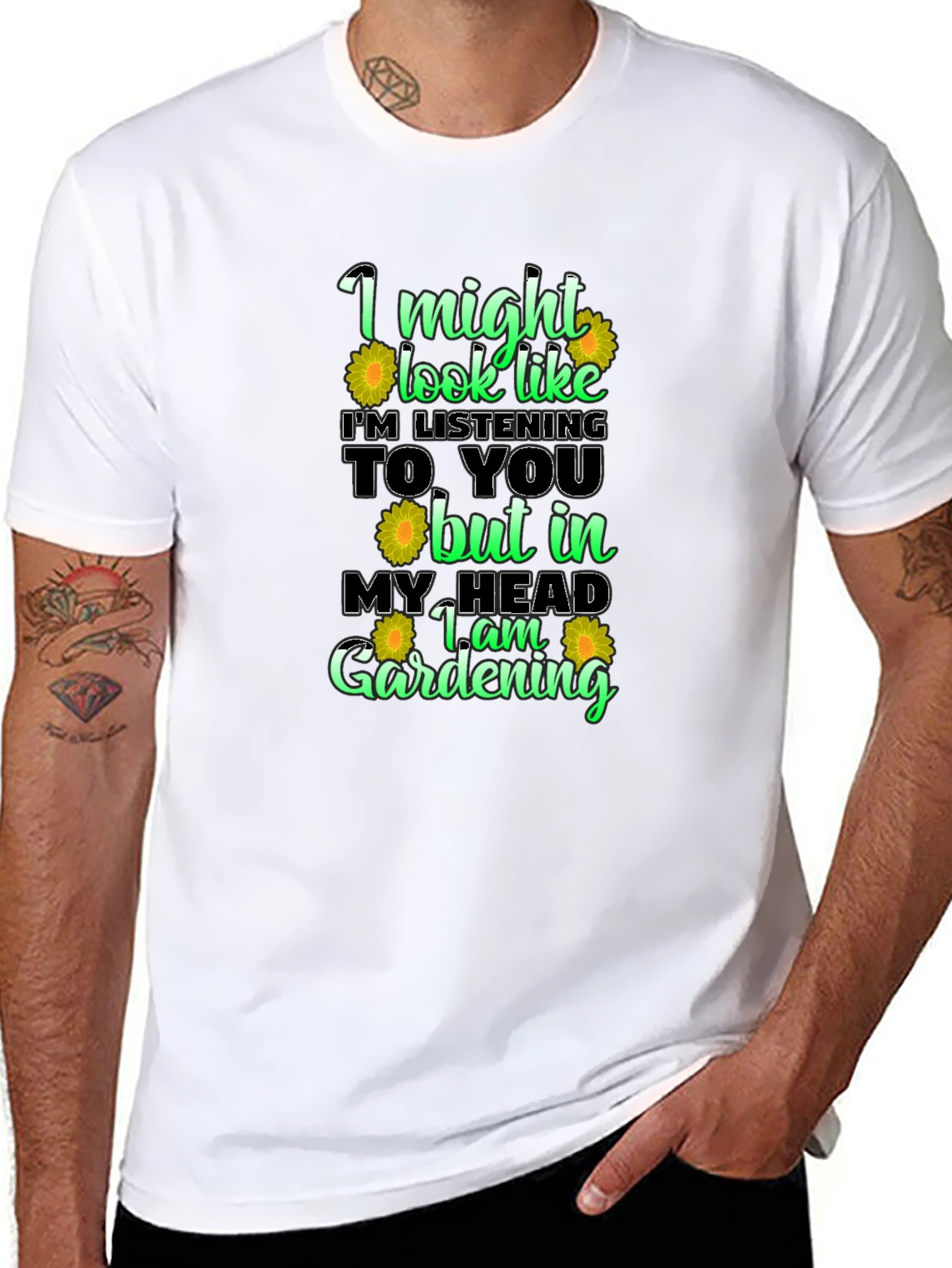 Gardening Mind T-Shirt Funny Gardener Tee