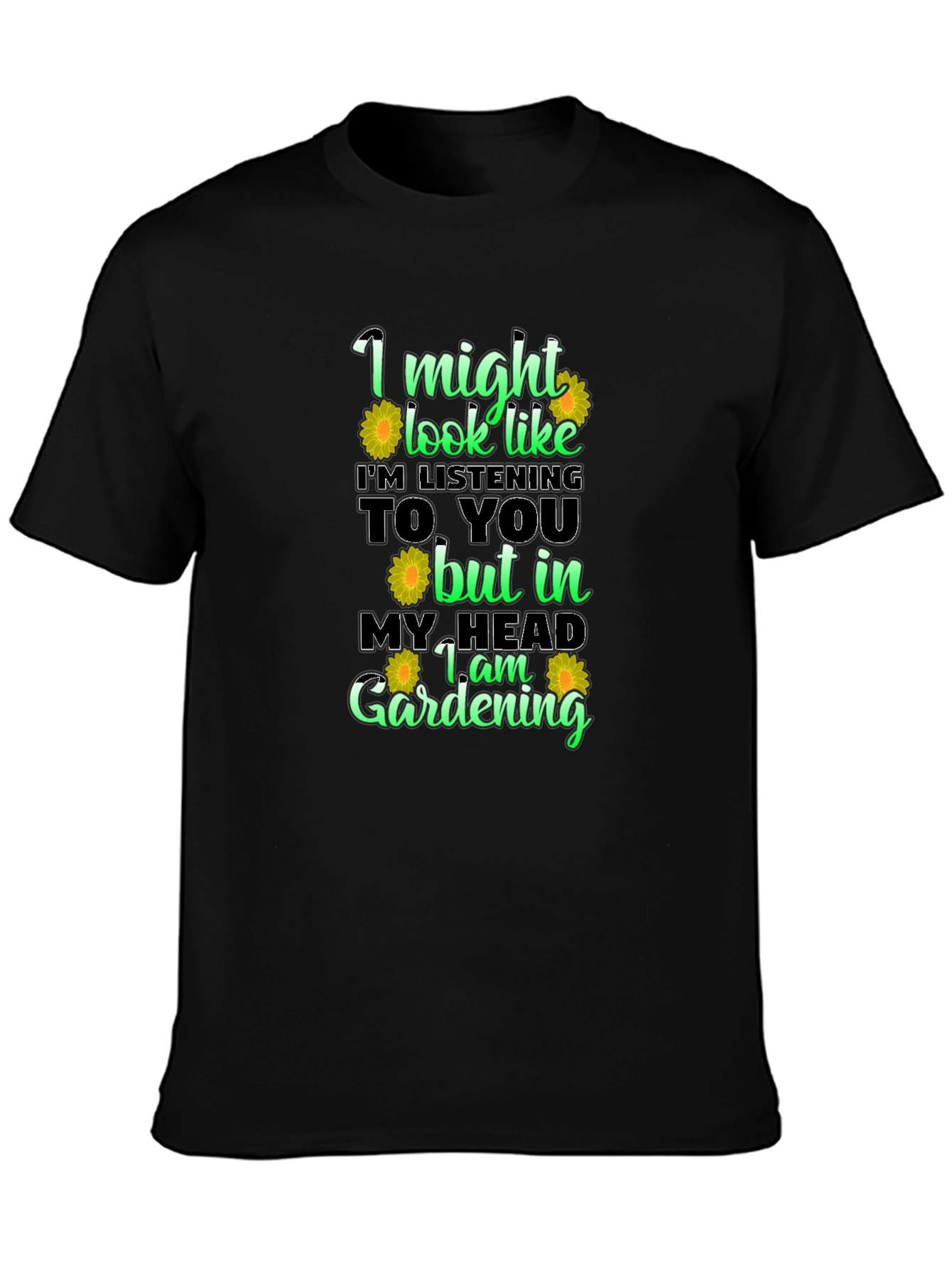Gardening Mind T-Shirt Funny Gardener Tee