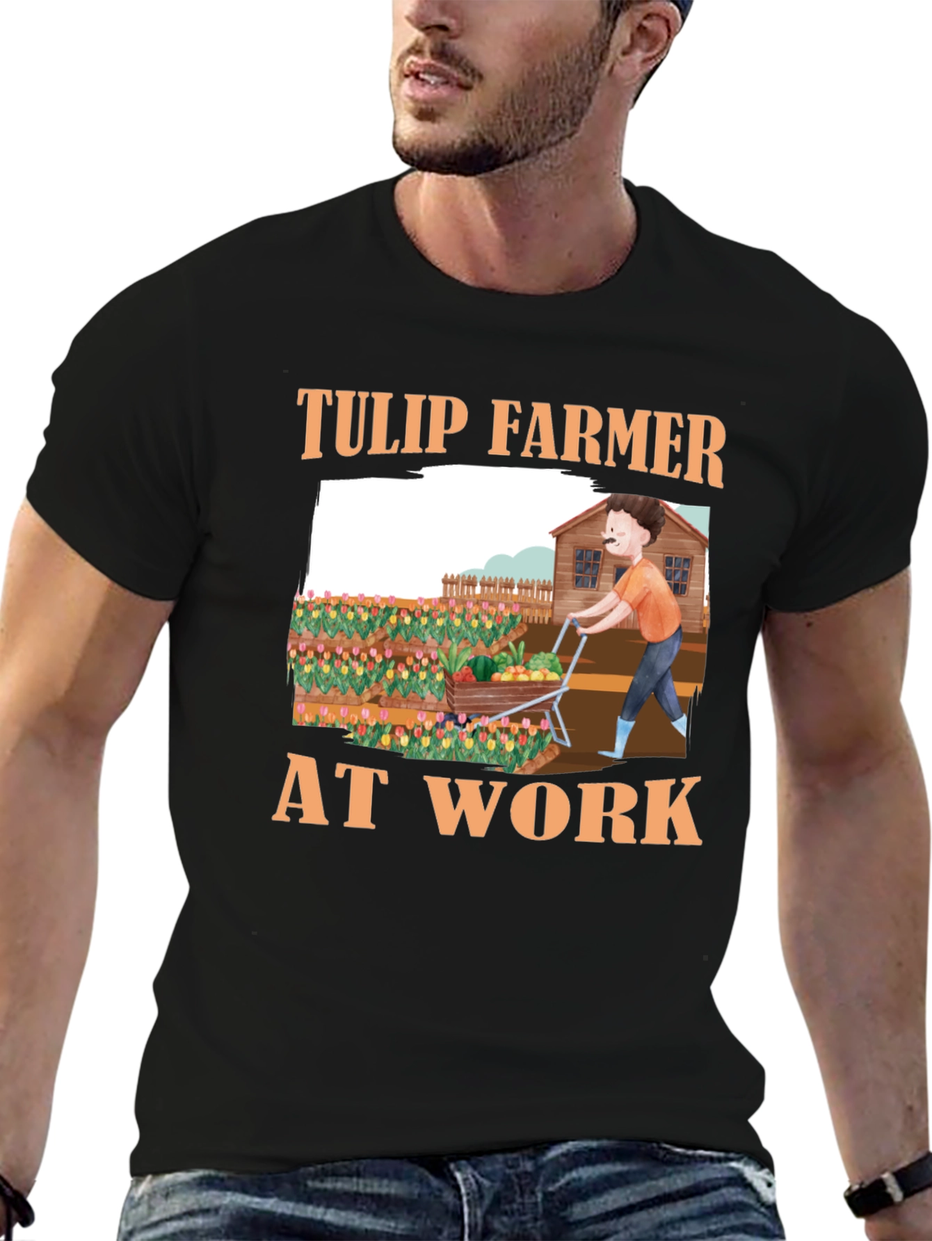 Tulip Farmer at Work T-Shirt