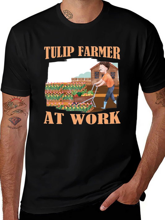 Tulip Farmer at Work T-Shirt